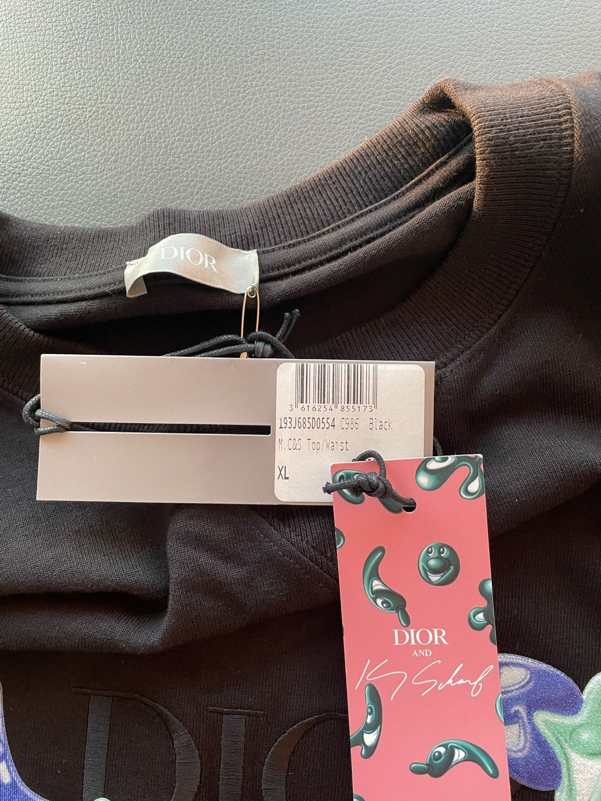 Dior Super Runway Limited Edition Dior x Kenny Scharf Logo Tee Size US L / EU 52-54 / 3 - 7 Thumbnail