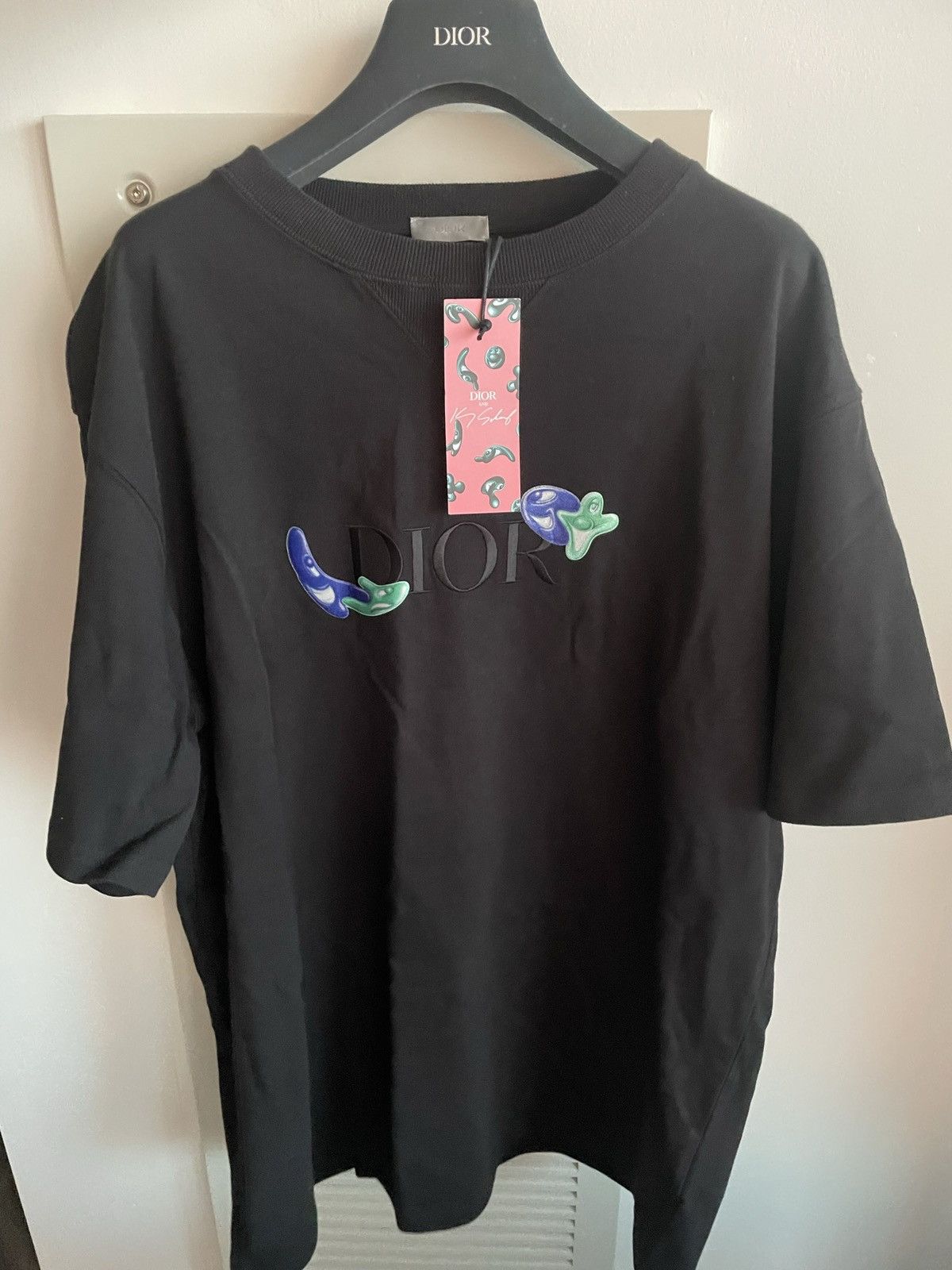Dior Super Runway Limited Edition Dior x Kenny Scharf Logo Tee Size US L / EU 52-54 / 3 - 19 Thumbnail