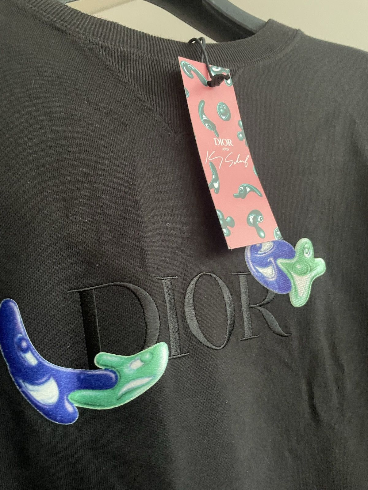 Dior Super Runway Limited Edition Dior x Kenny Scharf Logo Tee Size US L / EU 52-54 / 3 - 16 Thumbnail
