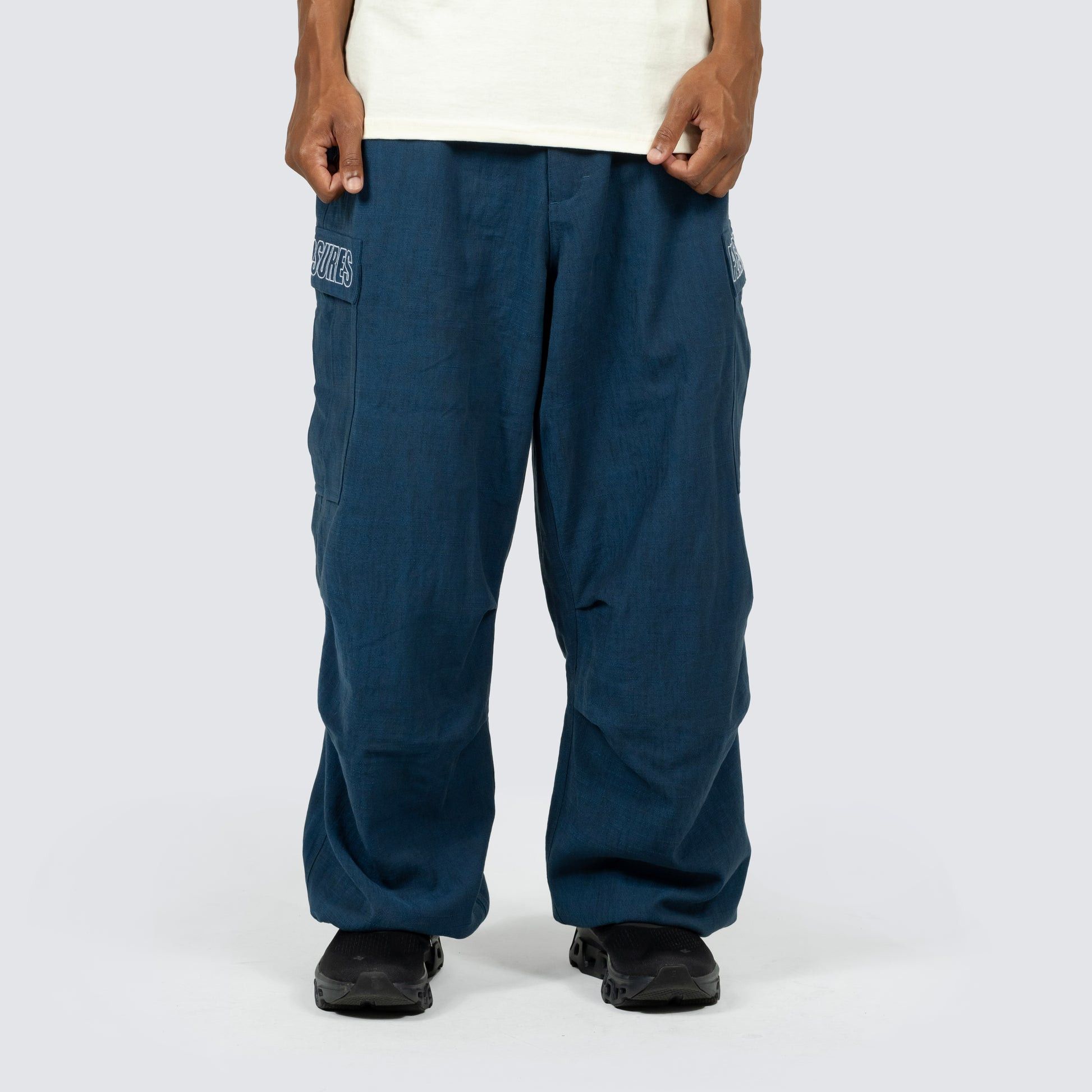 Pleasures Visitor Wide Fit Cargo Pant L