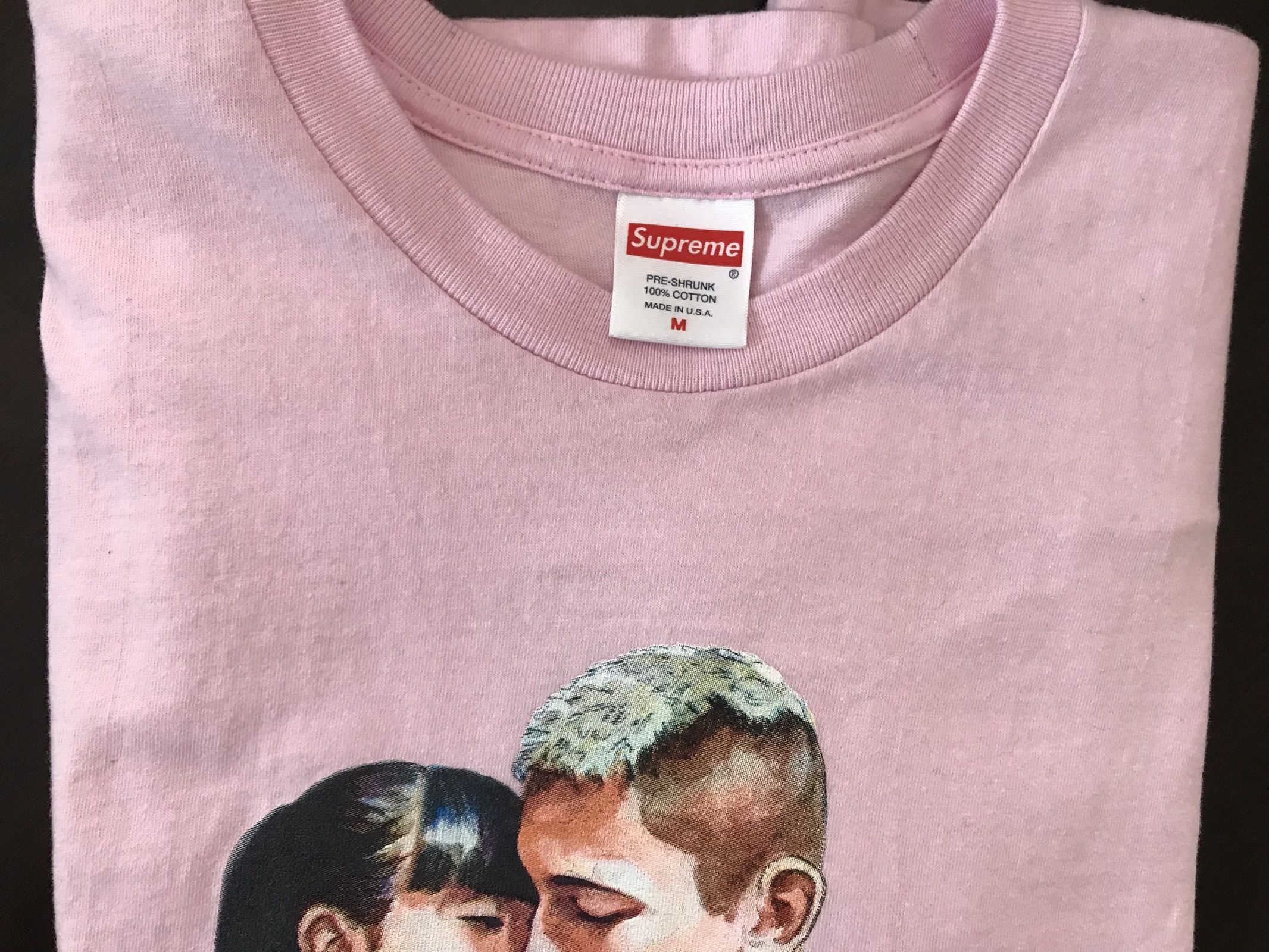 Supreme KISS T-shirt (Pink) Size US M / EU 48-50 / 2 - 4 Thumbnail