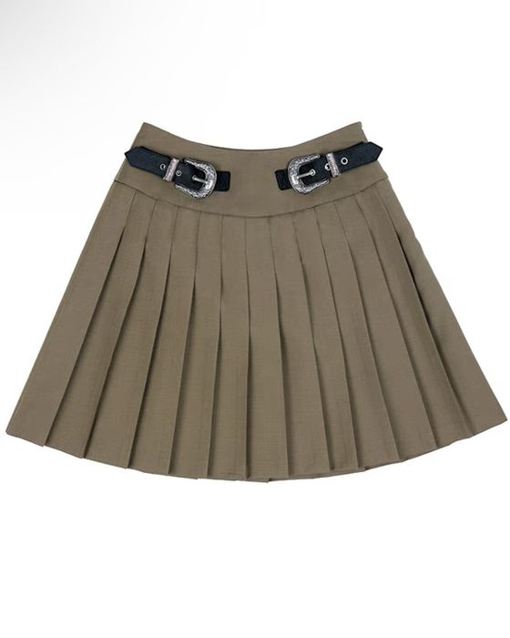 Japanese Brand Skirt with belts new rock cowboy style miu miu cargo y2k ...