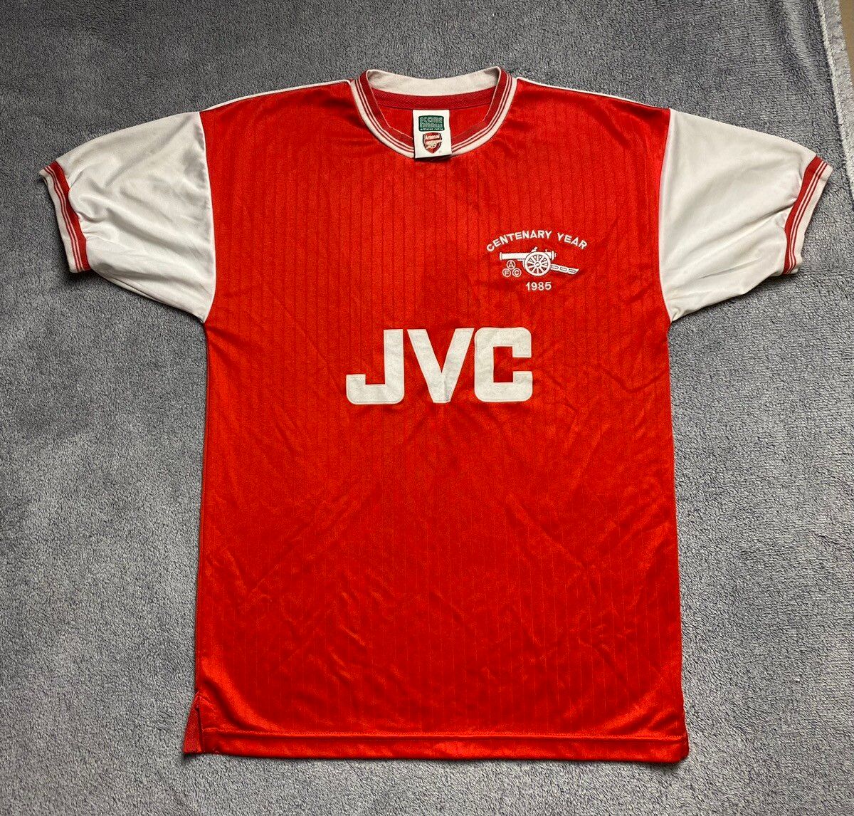 Pre-owned Jersey X Soccer Jersey Vintage Score Draw Arsenal Jersey In Red
