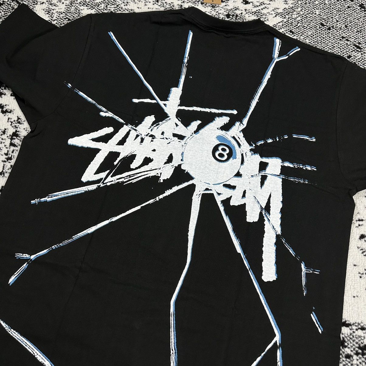 Stussy × Vintage RARE STUSSY SHATTERED TEE IN BLACK - XLARGE Size US XL / EU 56 / 4 - 4 Thumbnail