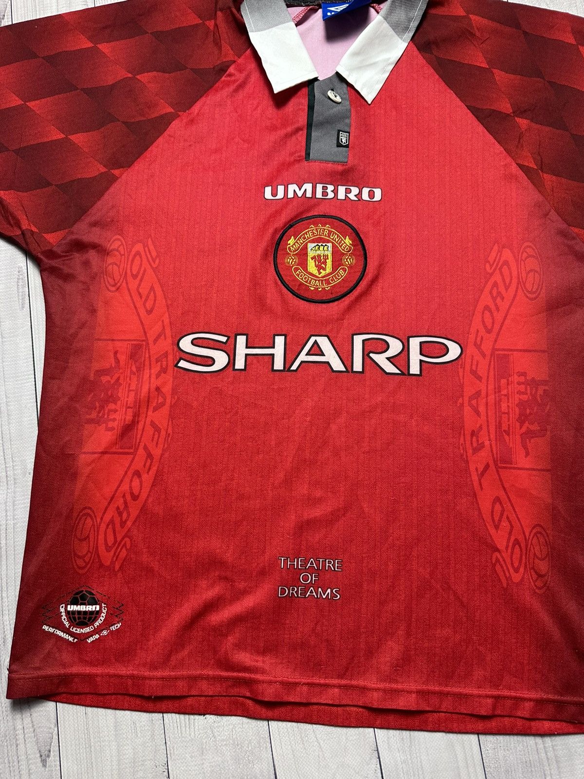 Other Vintage Umbro Manchester United soccer jersey rare size M Size US M / EU 48-50 / 2 - 3 Thumbnail
