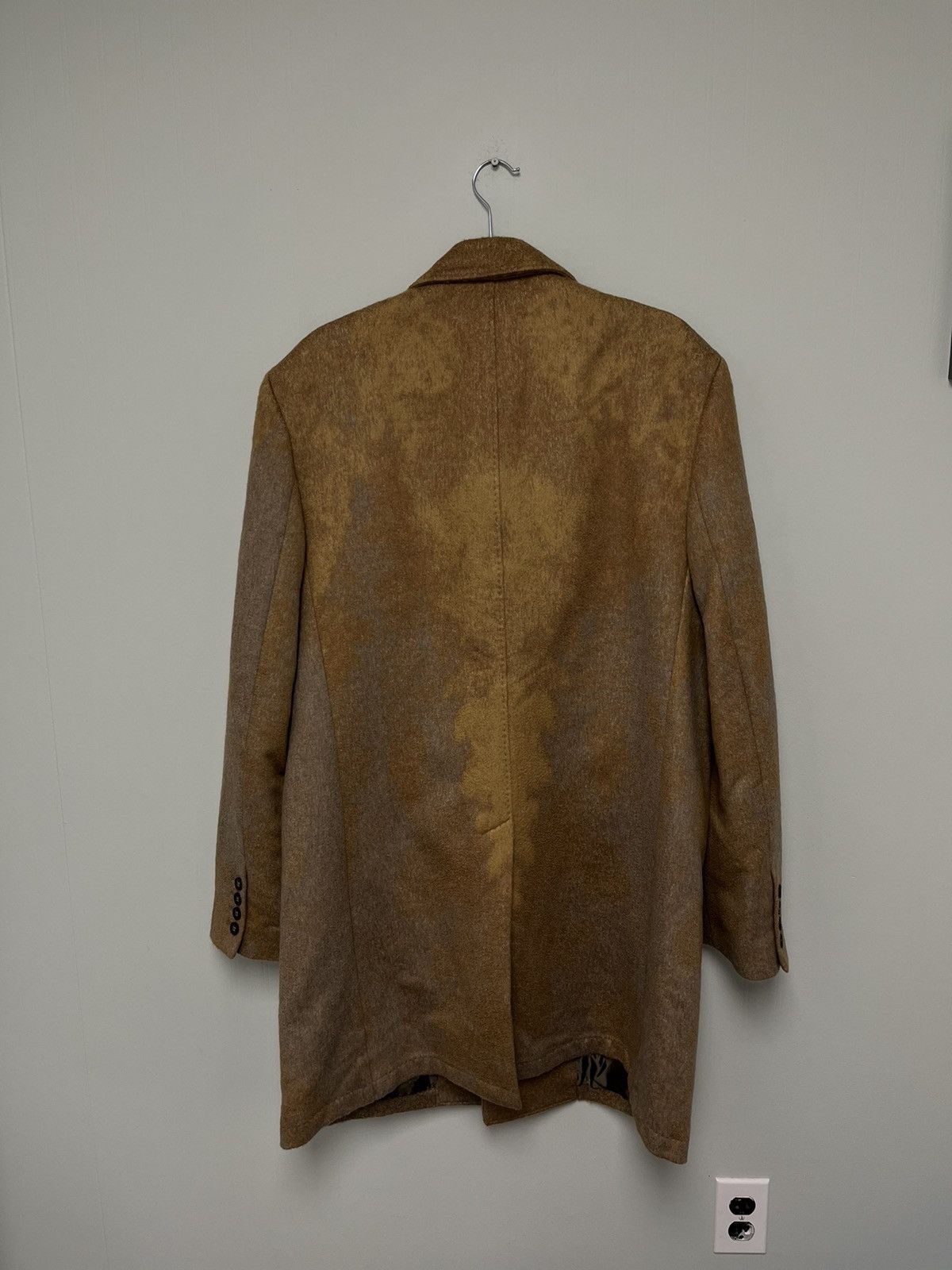 John Varvatos Double breasted coat with Pick stitch coat. 54 Size US L / EU 52-54 / 3 - 12 Thumbnail