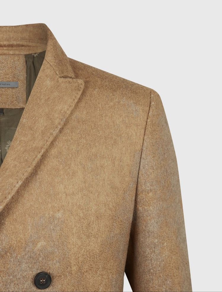 John Varvatos Double breasted coat with Pick stitch coat. 54 Size US L / EU 52-54 / 3 - 5 Thumbnail