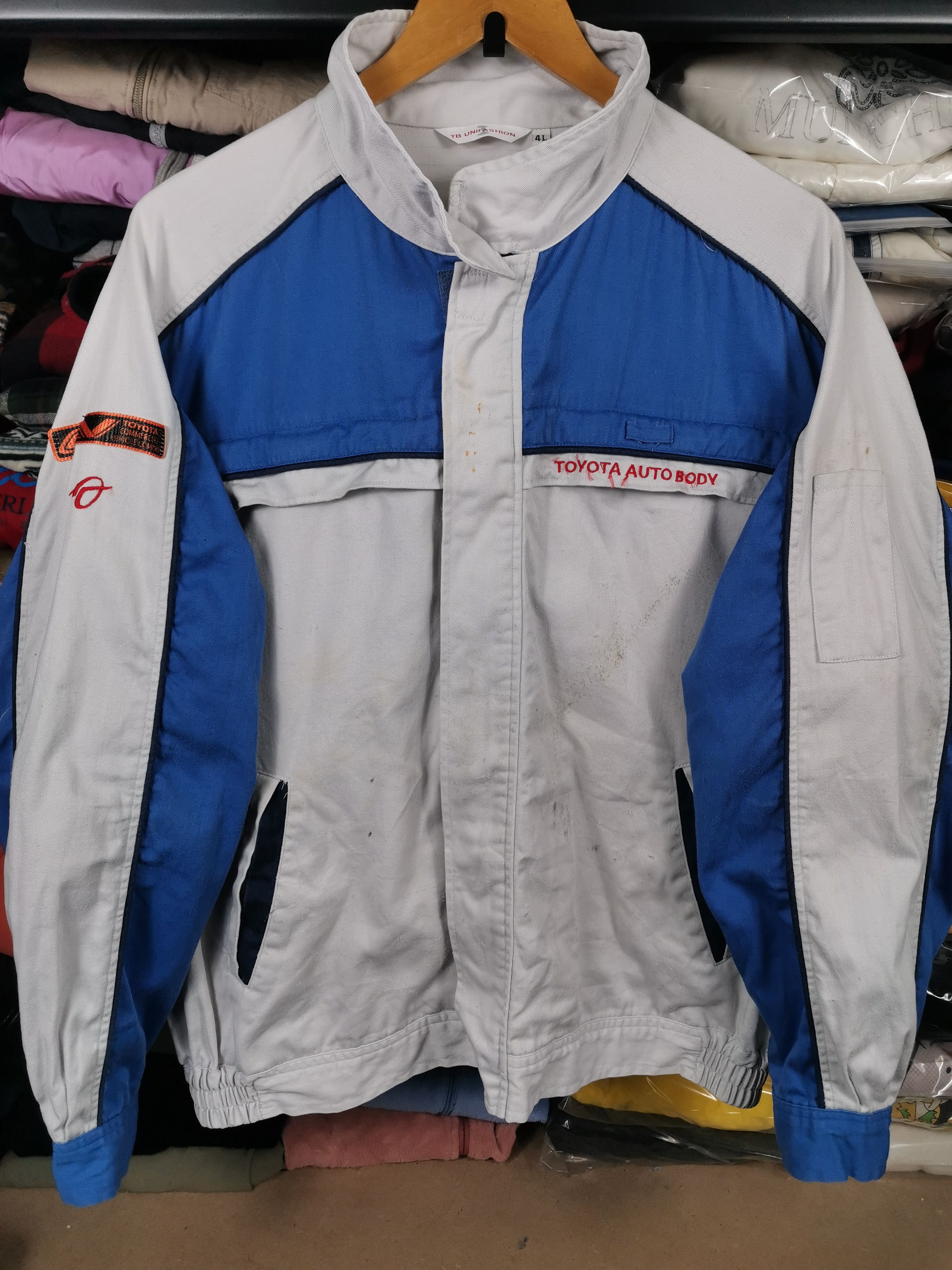 Vintage Vintage 90s Japanese Brand Toyota Workwear Jacket Size US XL / EU 56 / 4 - 1 Thumbnail