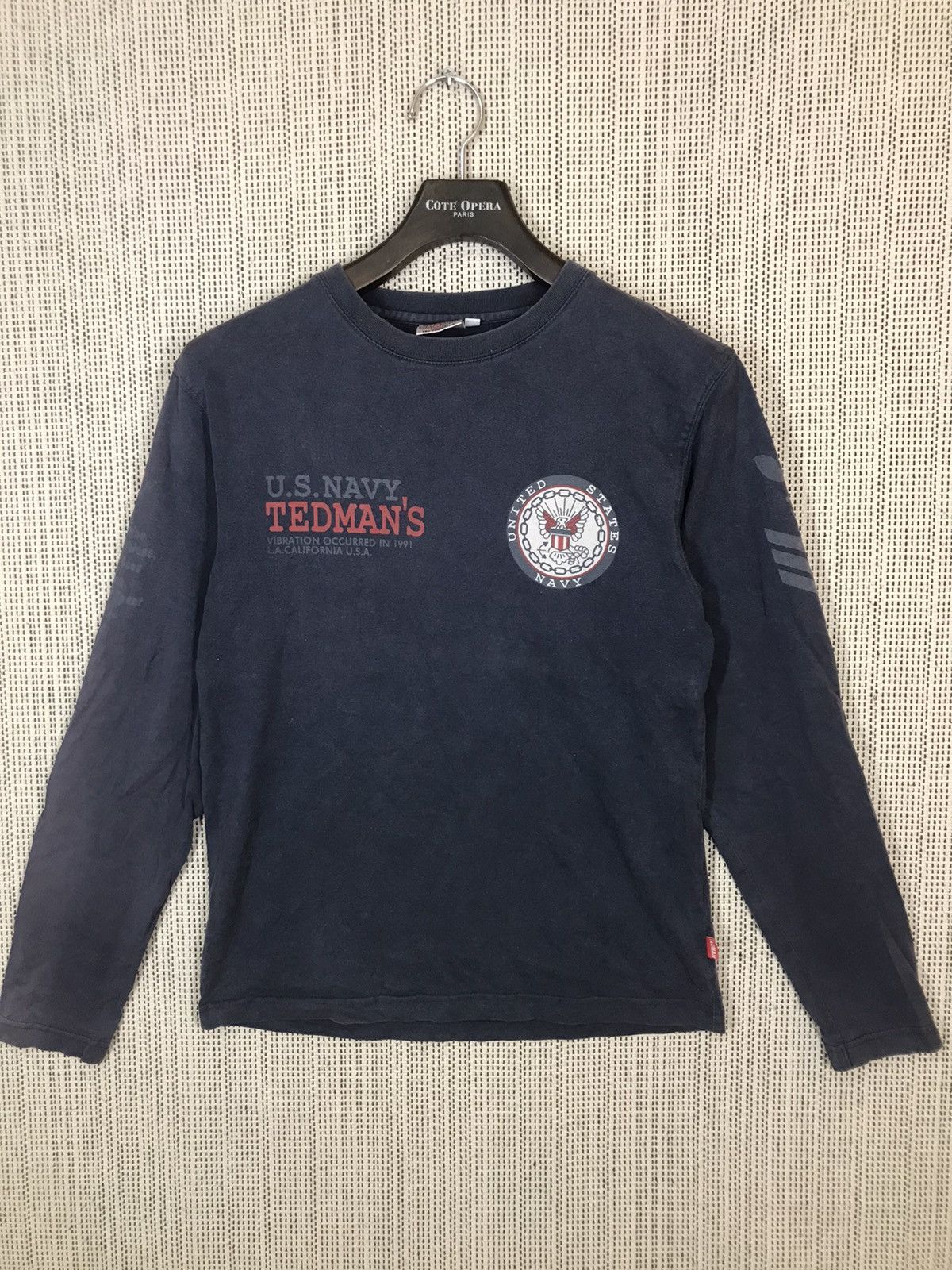 Japanese Brand × Tedman ‼️US NAVY TEDMAN LONGSLEEVE TSHIRT SUNFADED‼️ Size US M / EU 48-50 / 2 - 2 Thumbnail