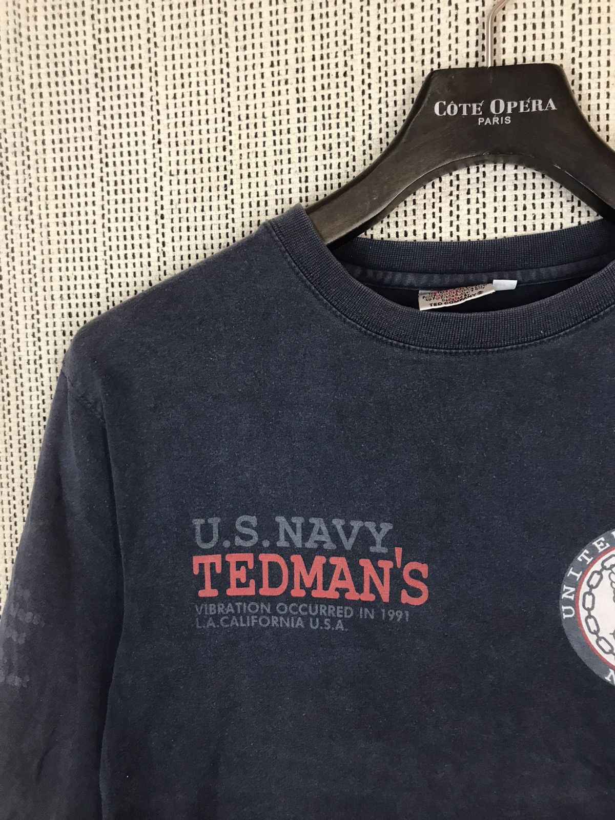Japanese Brand × Tedman ‼️US NAVY TEDMAN LONGSLEEVE TSHIRT SUNFADED‼️ Size US M / EU 48-50 / 2 - 4 Thumbnail