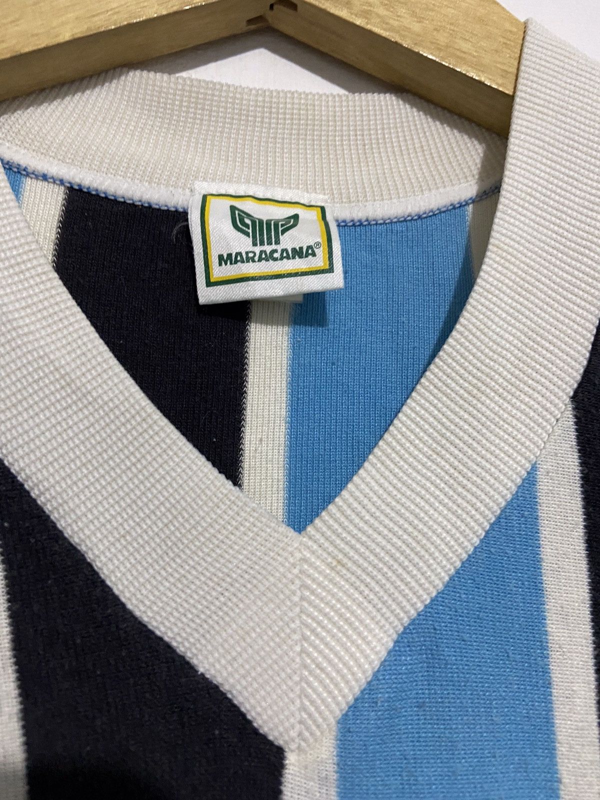Vintage Vintage 70/80s Maracana inc soccer jersey Template Gremio Size US L / EU 52-54 / 3 - 3 Thumbnail