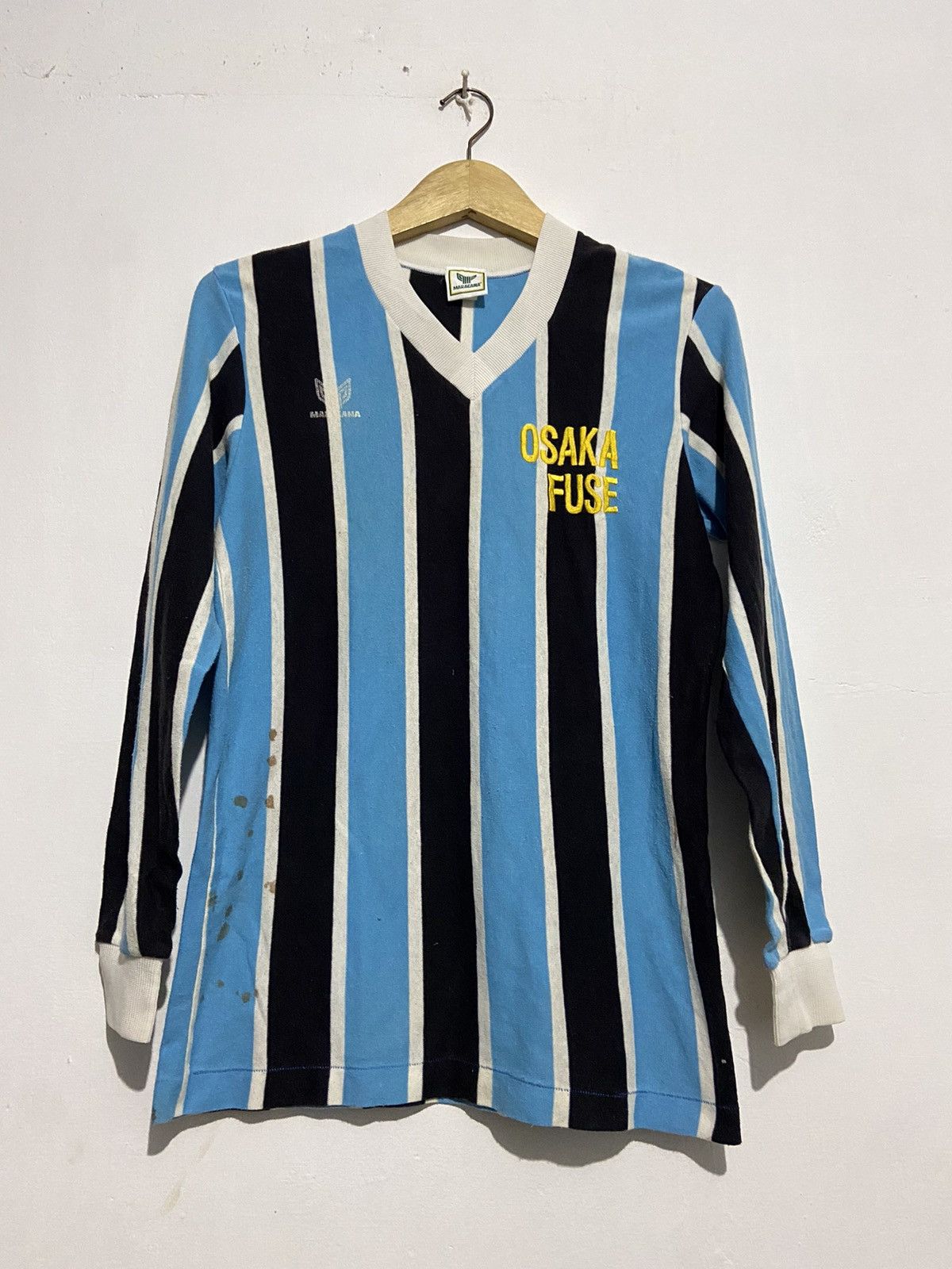 Vintage Vintage 70/80s Maracana inc soccer jersey Template Gremio Size US L / EU 52-54 / 3 - 1 Thumbnail