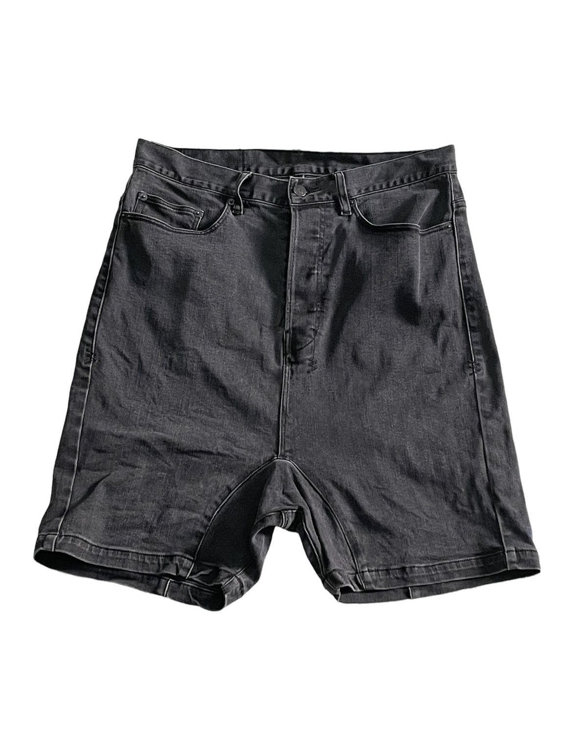 image of Ksubi Short Pants Denim in Black, Men's (Size 32)