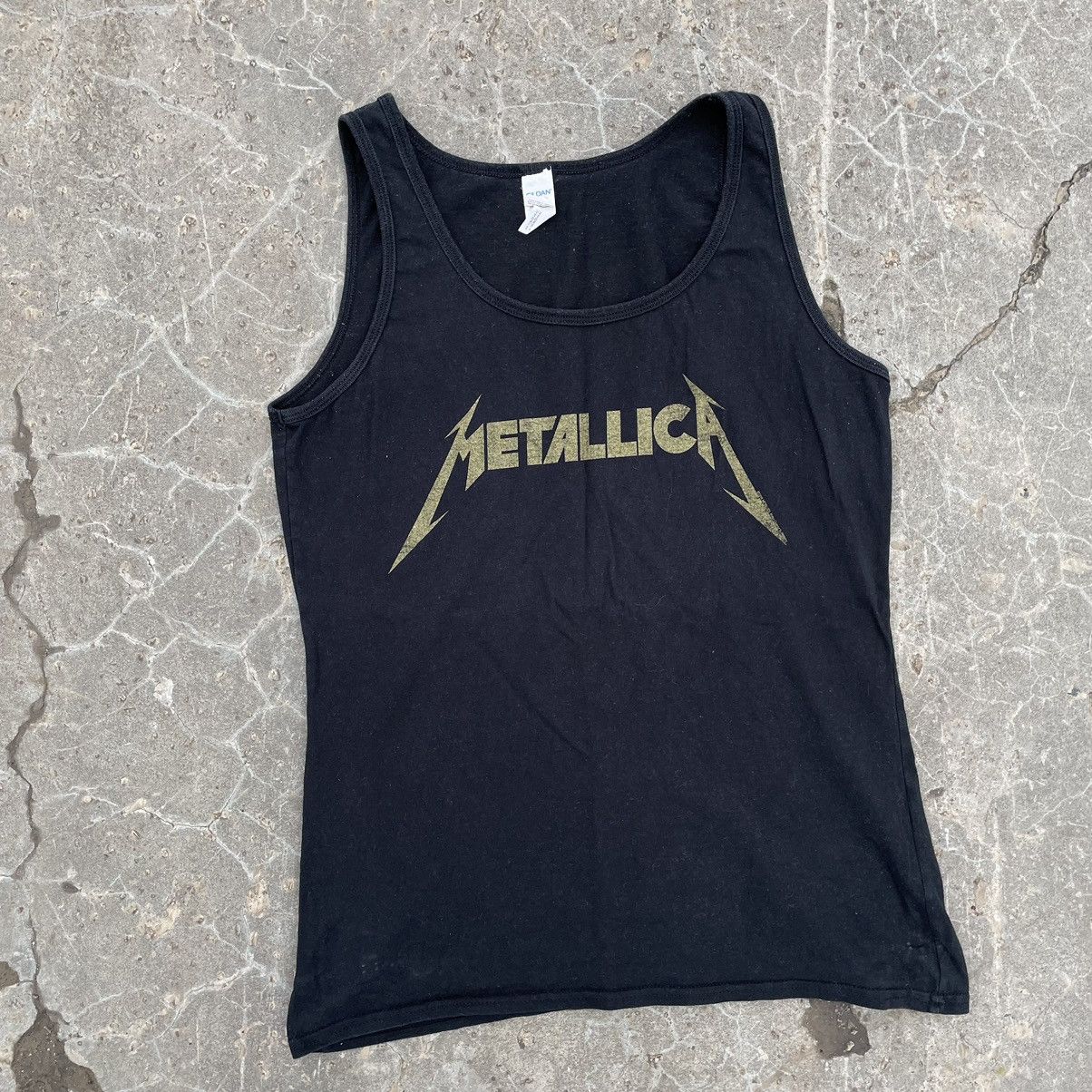 Band Tees × Metallica Vintage Tank Tops Metallica Rock Band T-shirts 90s Streetwea Size XL / US 12-14 / IT 48-50 - 2 Thumbnail