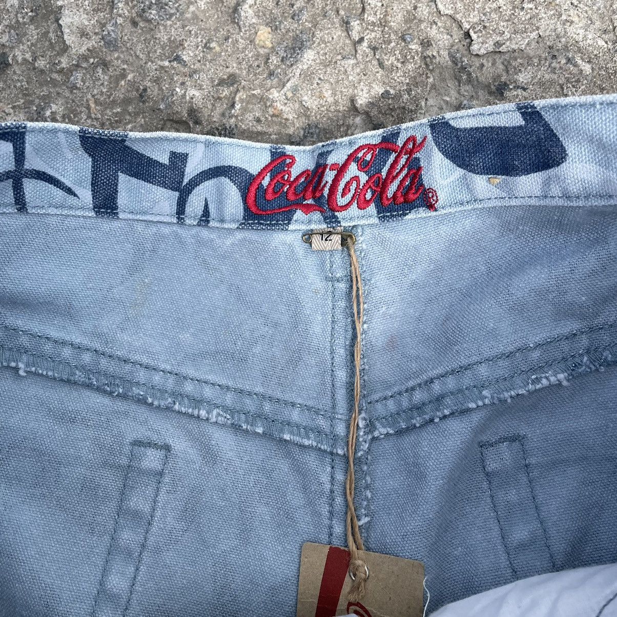 Coca Cola × Vintage Vintage Coca-Cola Jeans Multi-logo Crazy Fit Hype 00s New Size 34" / US 12 / IT 48 - 10 Thumbnail