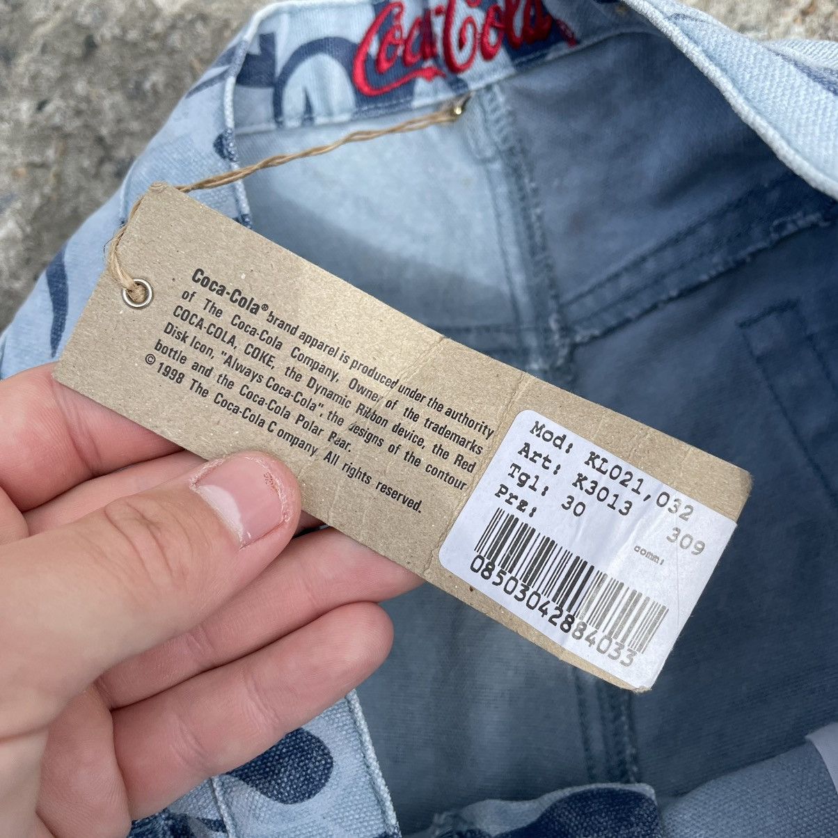 Coca Cola × Vintage Vintage Coca-Cola Jeans Multi-logo Crazy Fit Hype 00s New Size 34" / US 12 / IT 48 - 11 Thumbnail
