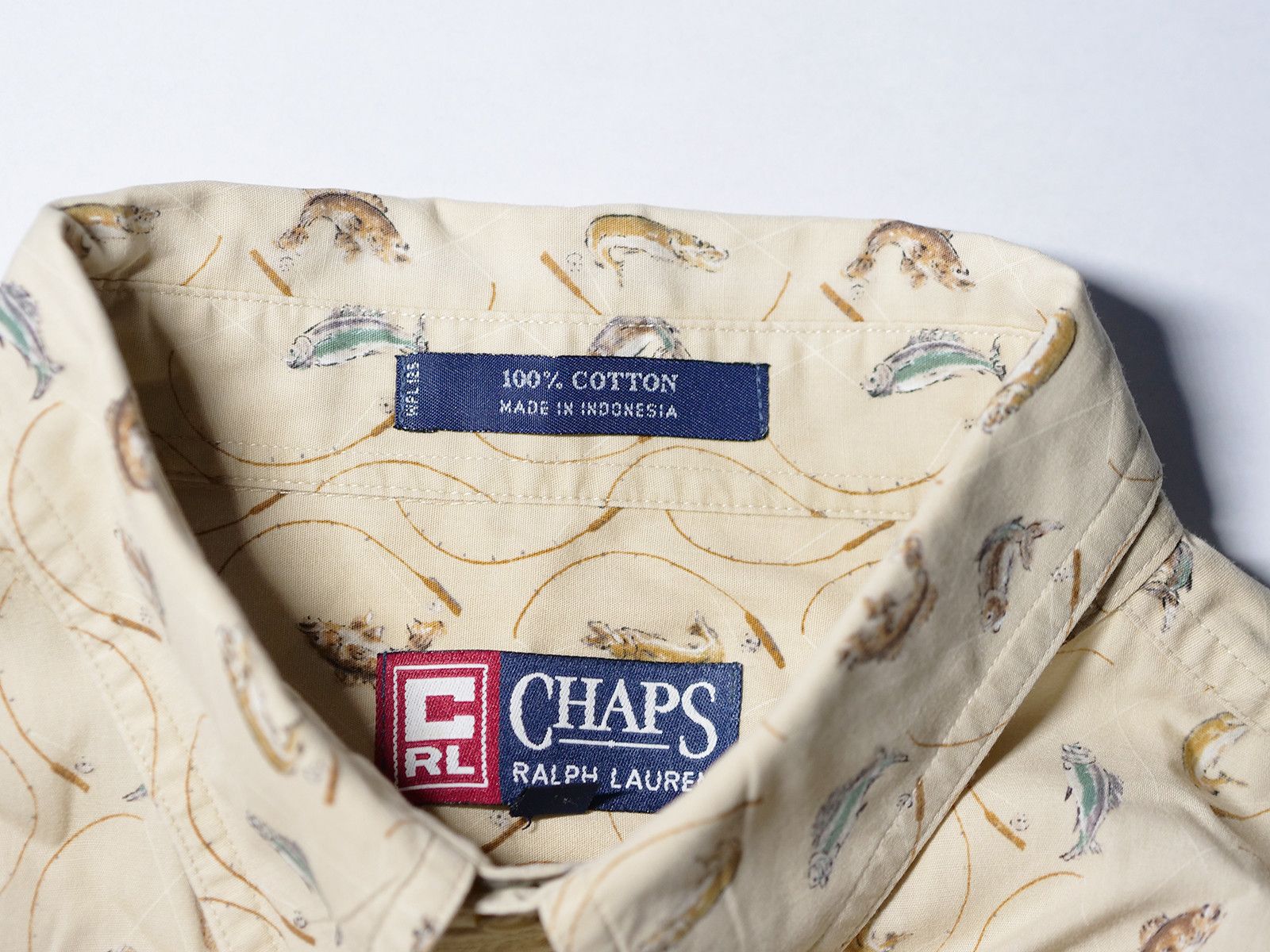 Chaps Ralph Lauren Chaps by Ralph Lauren vintage fish shirt Size US XL / EU 56 / 4 - 3 Thumbnail