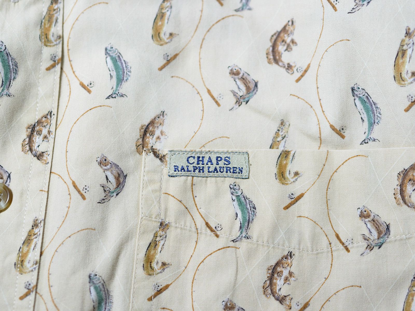 Chaps Ralph Lauren Chaps by Ralph Lauren vintage fish shirt Size US XL / EU 56 / 4 - 4 Thumbnail
