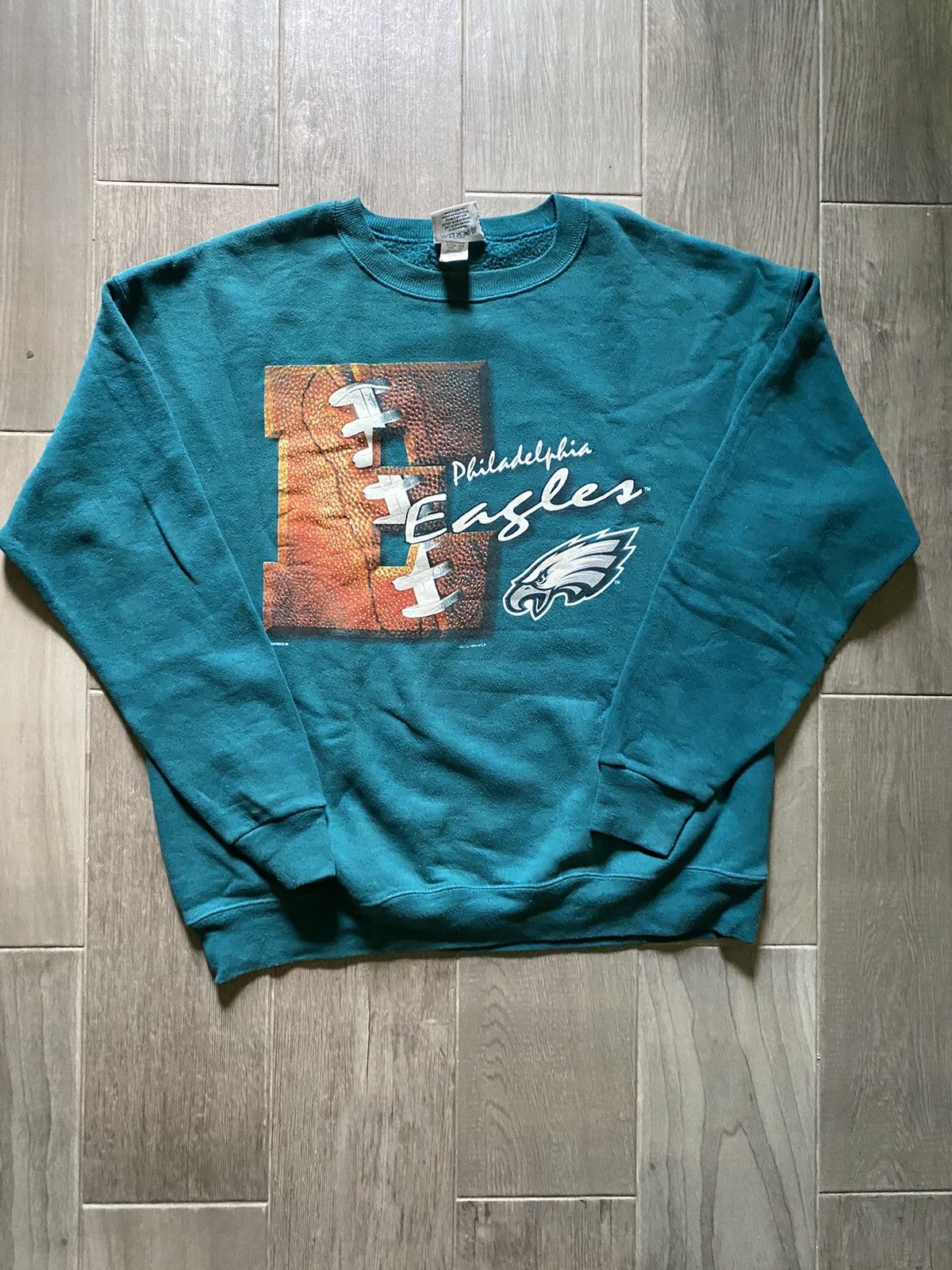 1995 Philadelphia Eagles Cliff Engle NFL Crewneck Sweatshirt Size