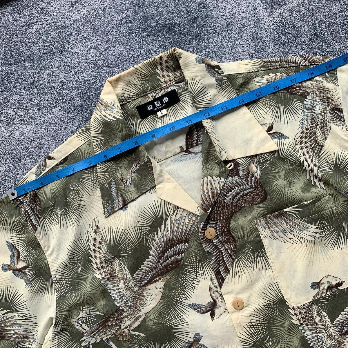 Japanese Brand 🔥RARE🔥Japanese Traditional Wayu-Raku shirt Size US L / EU 52-54 / 3 - 9 Thumbnail