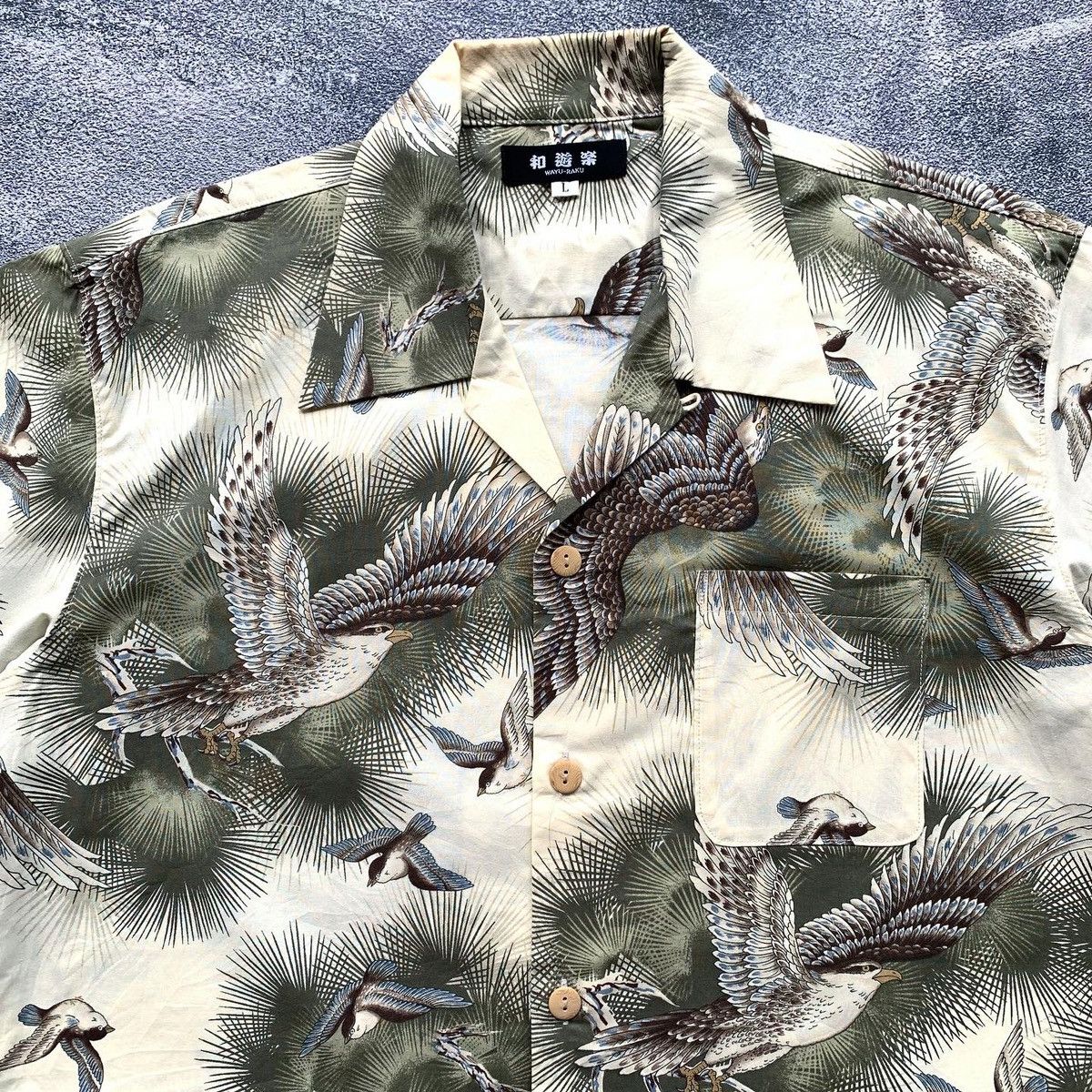 Japanese Brand 🔥RARE🔥Japanese Traditional Wayu-Raku shirt Size US L / EU 52-54 / 3 - 3 Thumbnail