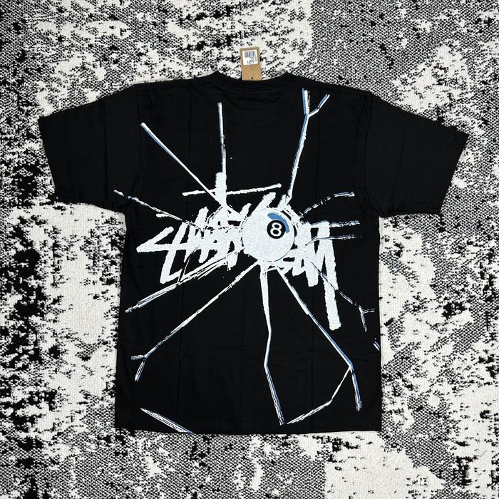 Stussy RARE STUSSY SHATTERED TEE IN BLACK - MEDIUM | Grailed