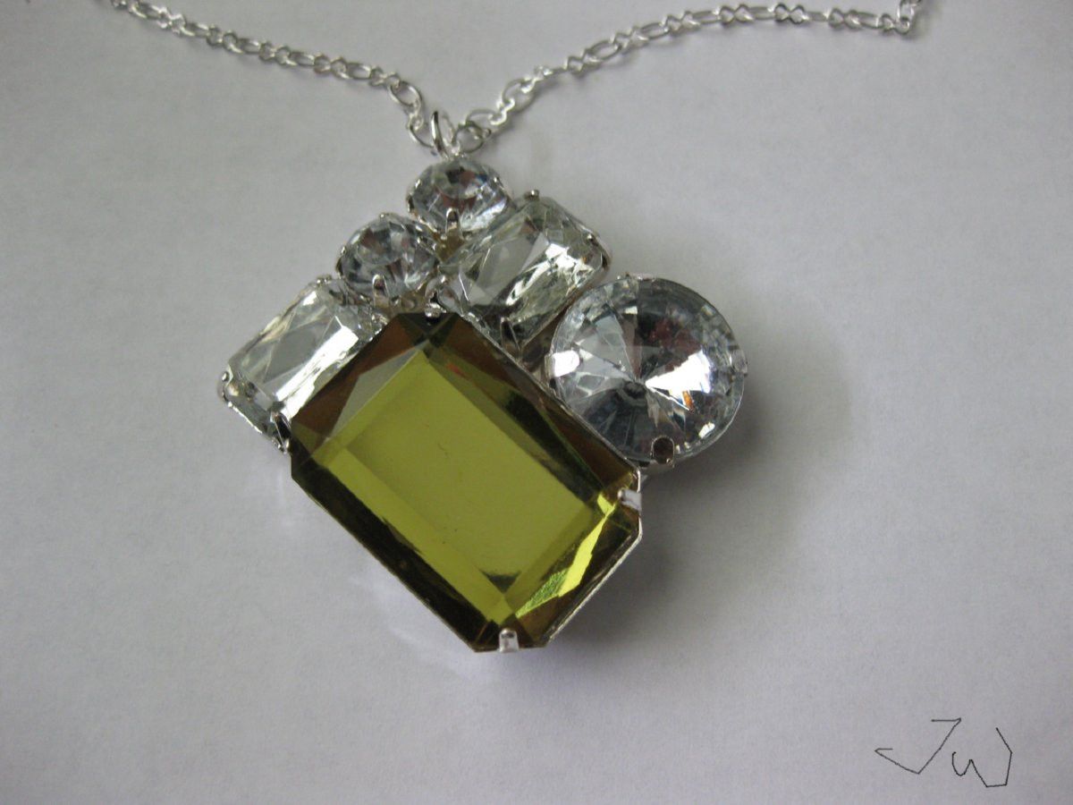 Jewelry 6 CZs Chain Necklace Size ONE SIZE - 2 Thumbnail