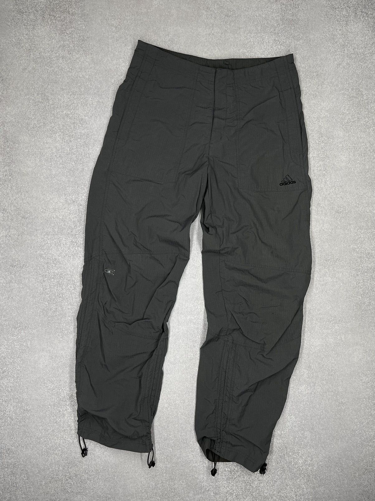 Adidas Vintage Adidas Nylon Track Pants Drill Y2K Multipocket