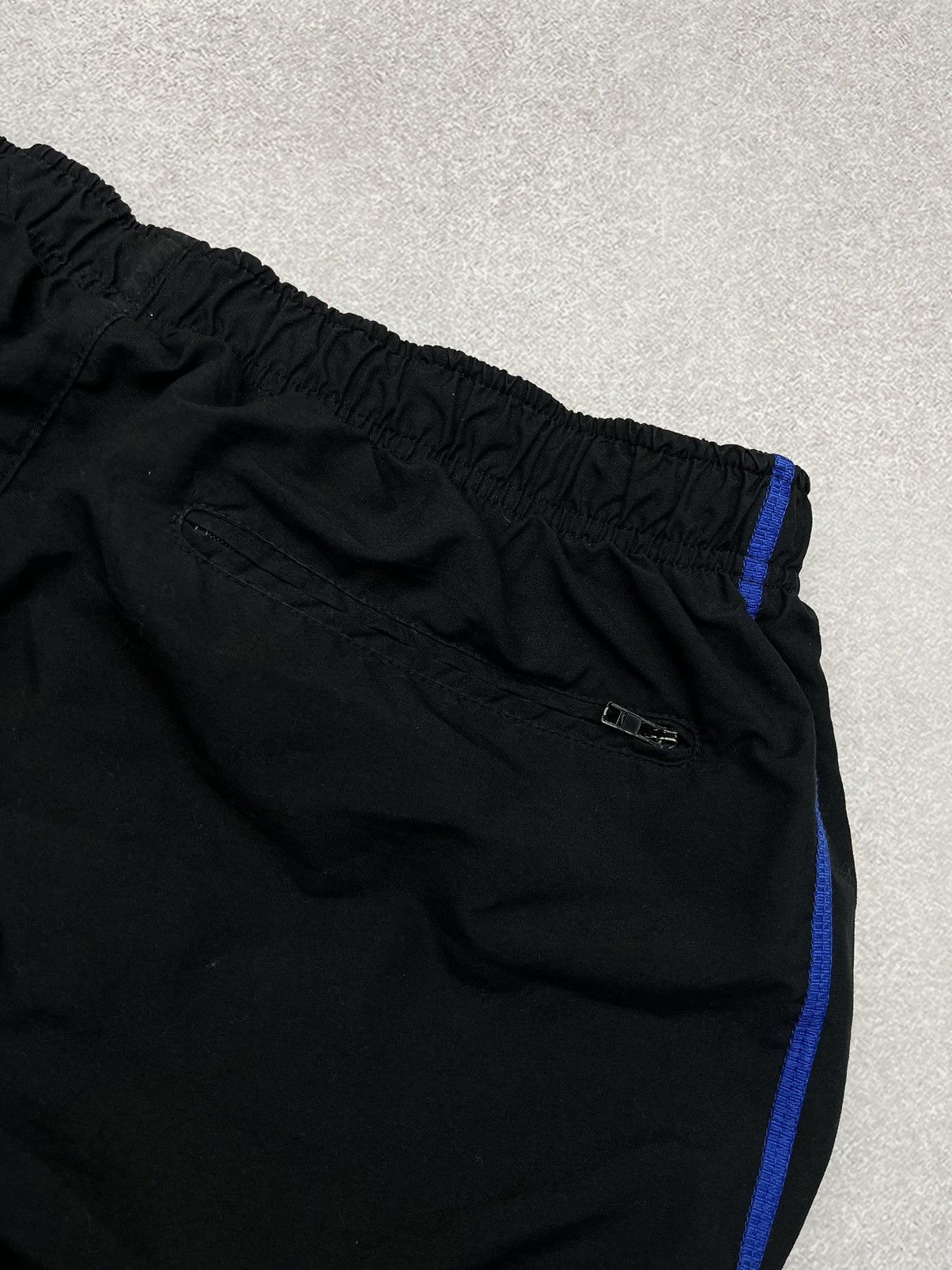 Nike Vintage Nike Sweatpants Black Double Logo Drill Y2K Nylon Size US 36 / EU 52 - 7 Thumbnail