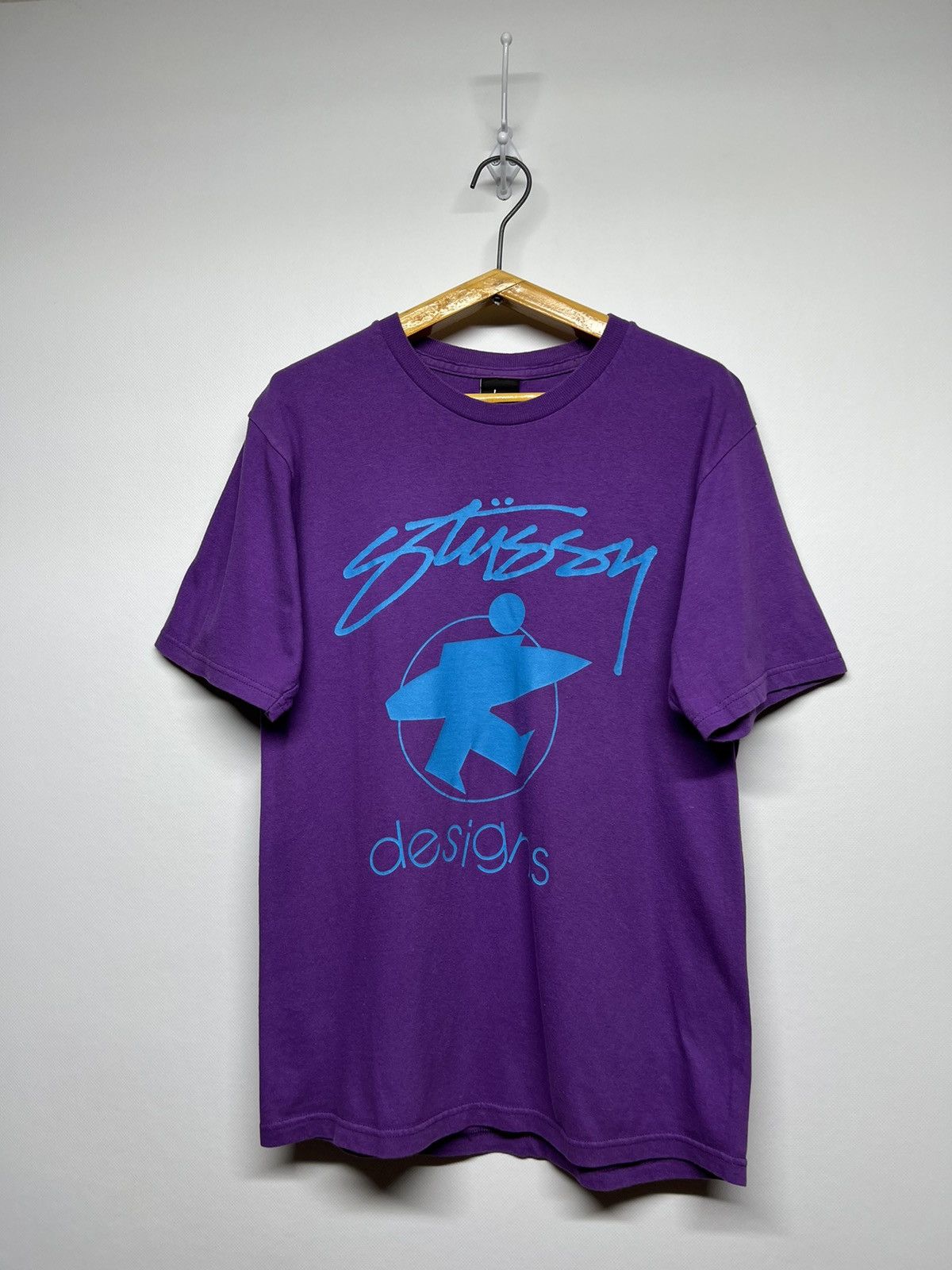 Stussy Vintage Y2k Stussy Designs Big Logo T-Shirt 00’s Size US S / EU 44-46 / 1 - 1 Thumbnail
