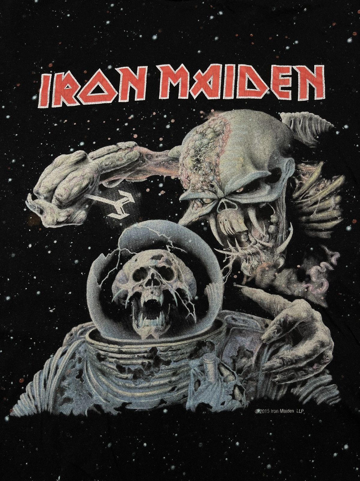 Iron Maiden Iron Maiden 2015 Band Tee Rock T Shirt Size US L / EU 52-54 / 3 - 4 Thumbnail