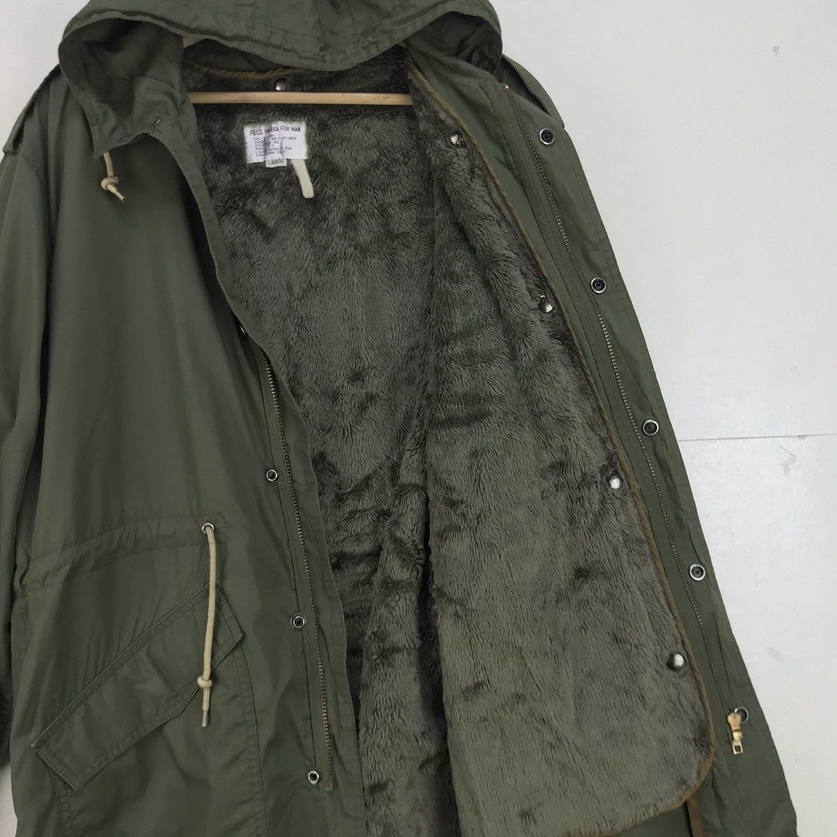 Vintage US Army Houston Inc Acrylic Lining Extreme Military Parka Size US M / EU 48-50 / 2 - 15 Thumbnail