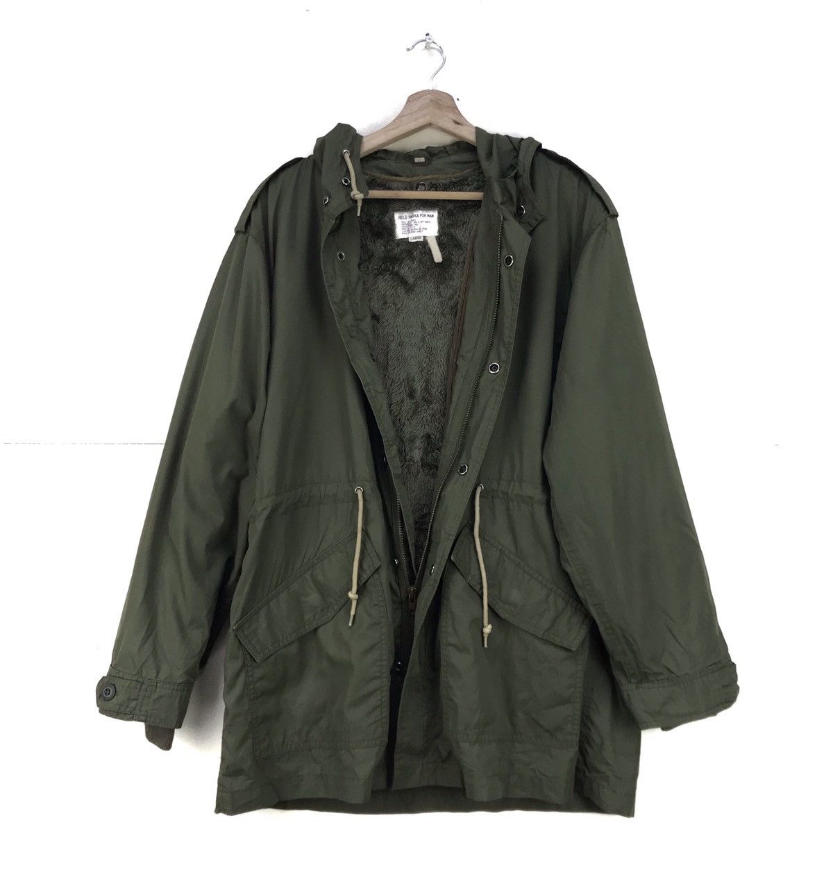 Vintage US Army Houston Inc Acrylic Lining Extreme Military Parka Size US M / EU 48-50 / 2 - 3 Thumbnail
