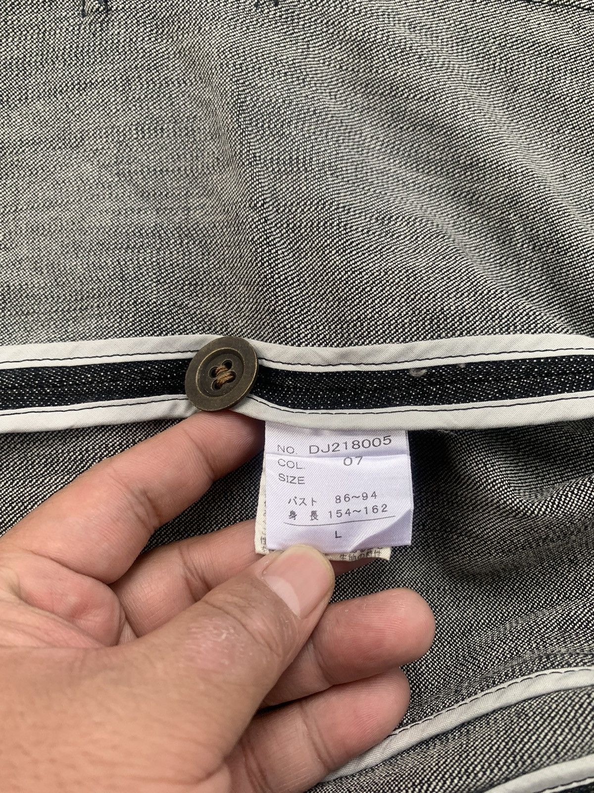 Japanese Brand Vintage Japanese Denim Jacket By RU JEANS Size XS / US 0-2 / IT 36-38 - 4 Thumbnail