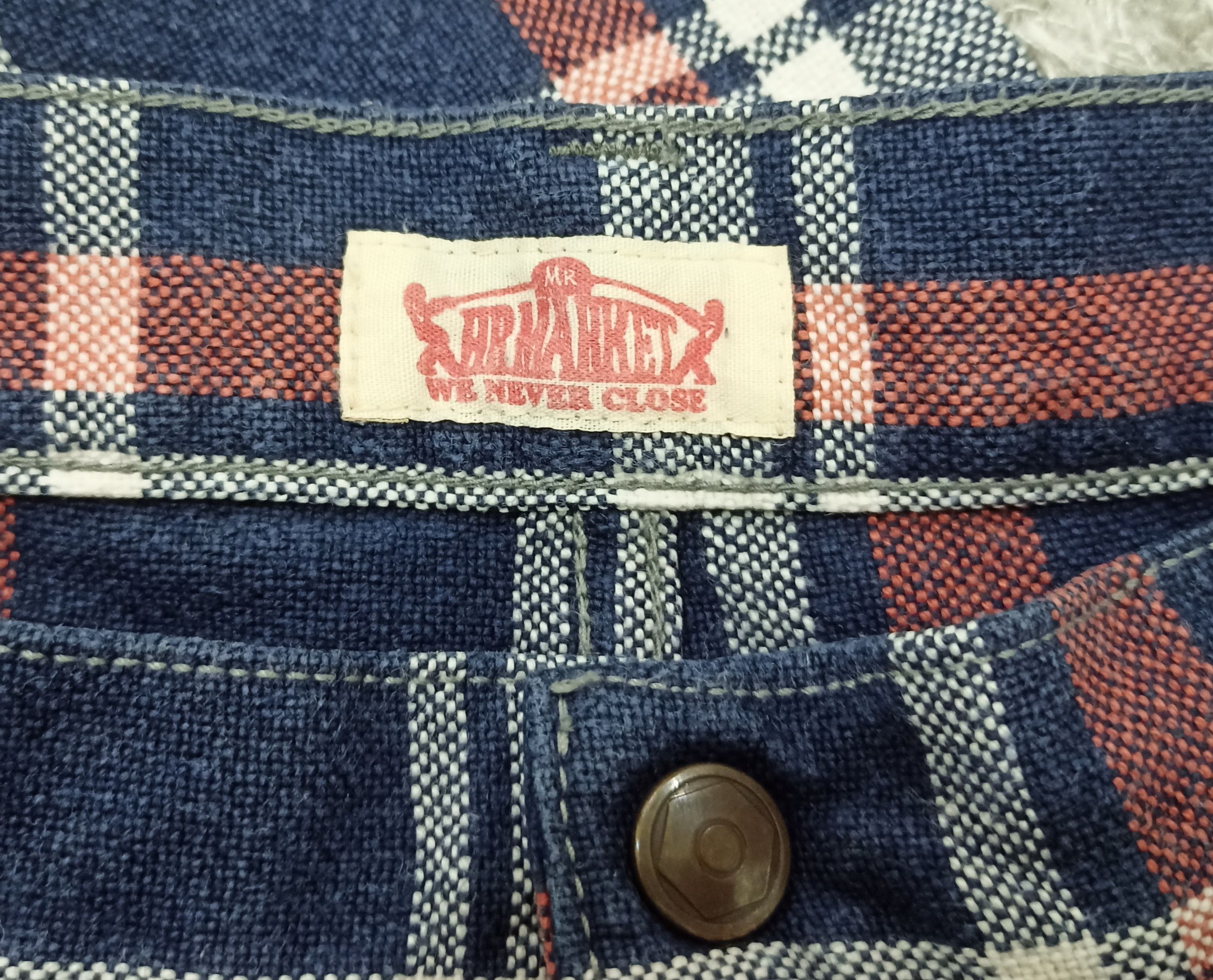 HOLLYWOOD RANCH MARKET HR Market Punk Tartan Plaid Pants Size US 32 / EU 48 - 14 Thumbnail