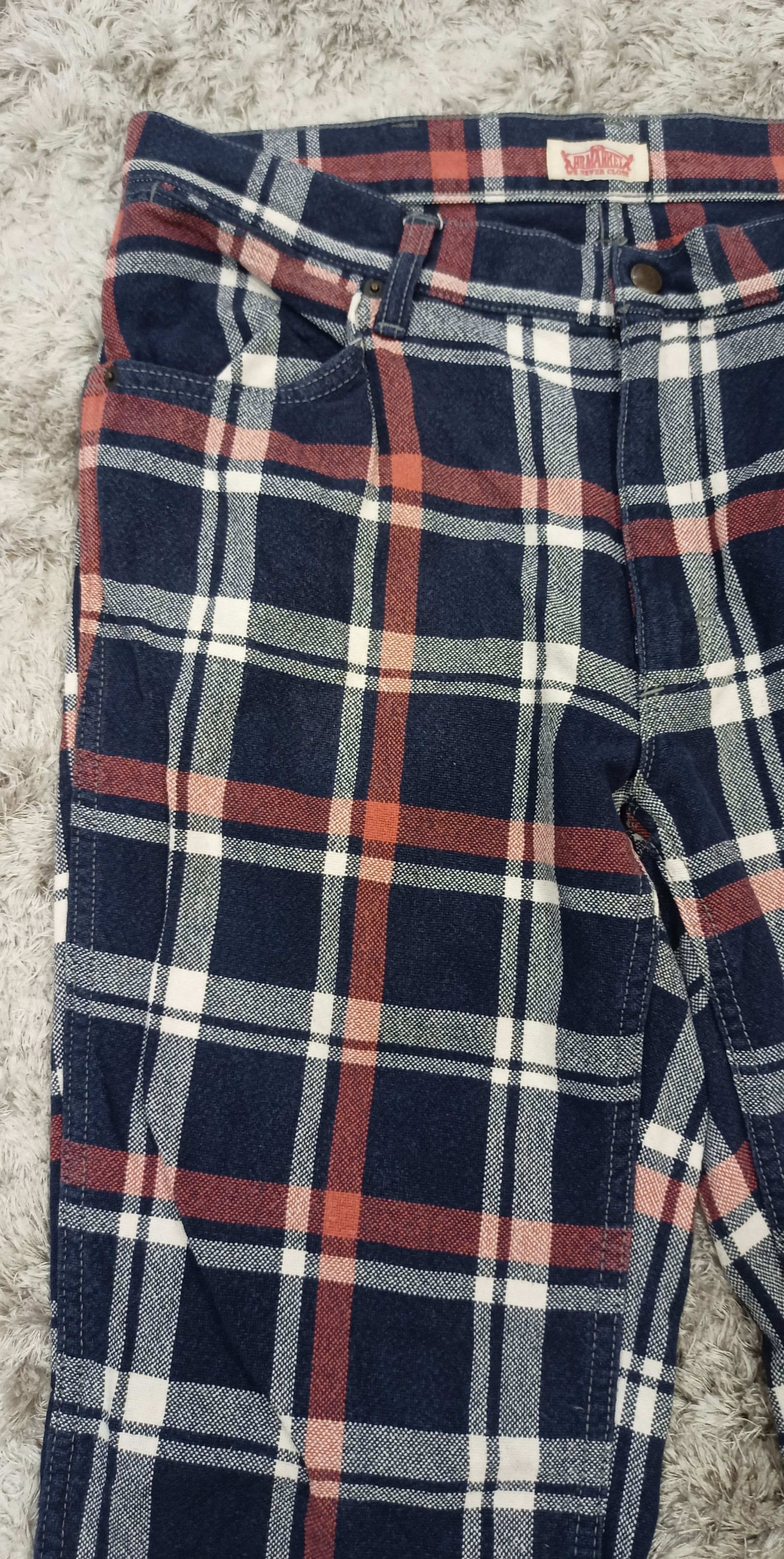 HOLLYWOOD RANCH MARKET HR Market Punk Tartan Plaid Pants Size US 32 / EU 48 - 5 Thumbnail