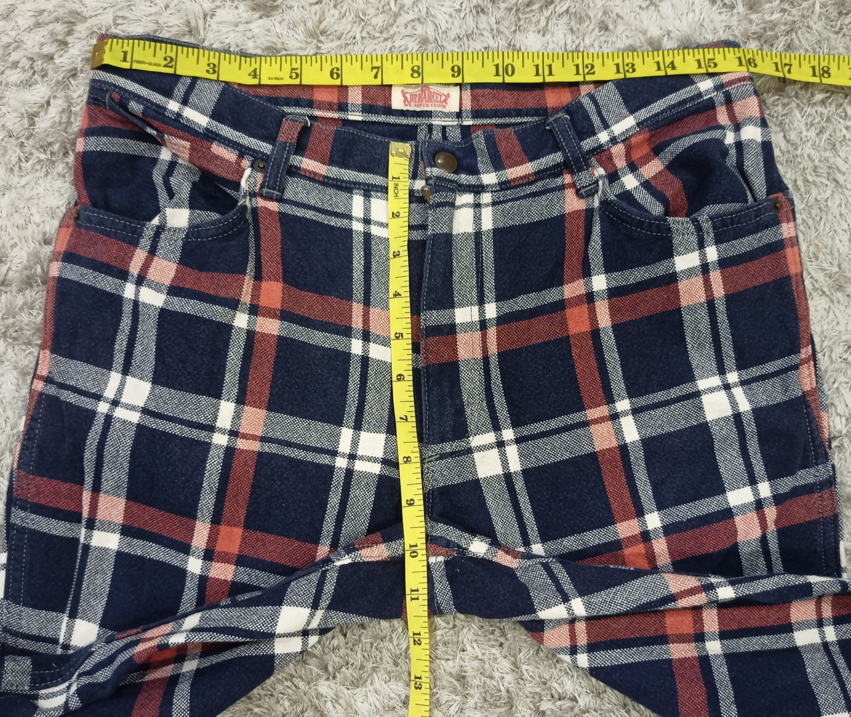 HOLLYWOOD RANCH MARKET HR Market Punk Tartan Plaid Pants Size US 32 / EU 48 - 16 Thumbnail