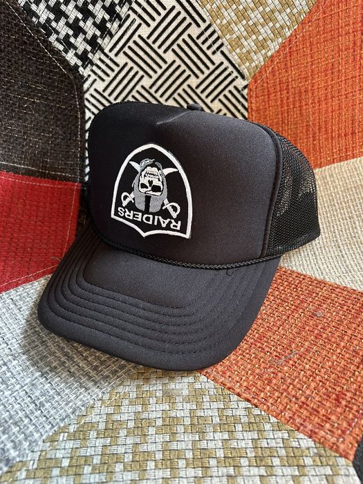 Vintage New Upside Down Las Vegas Raiders High Crown Trucker Hat