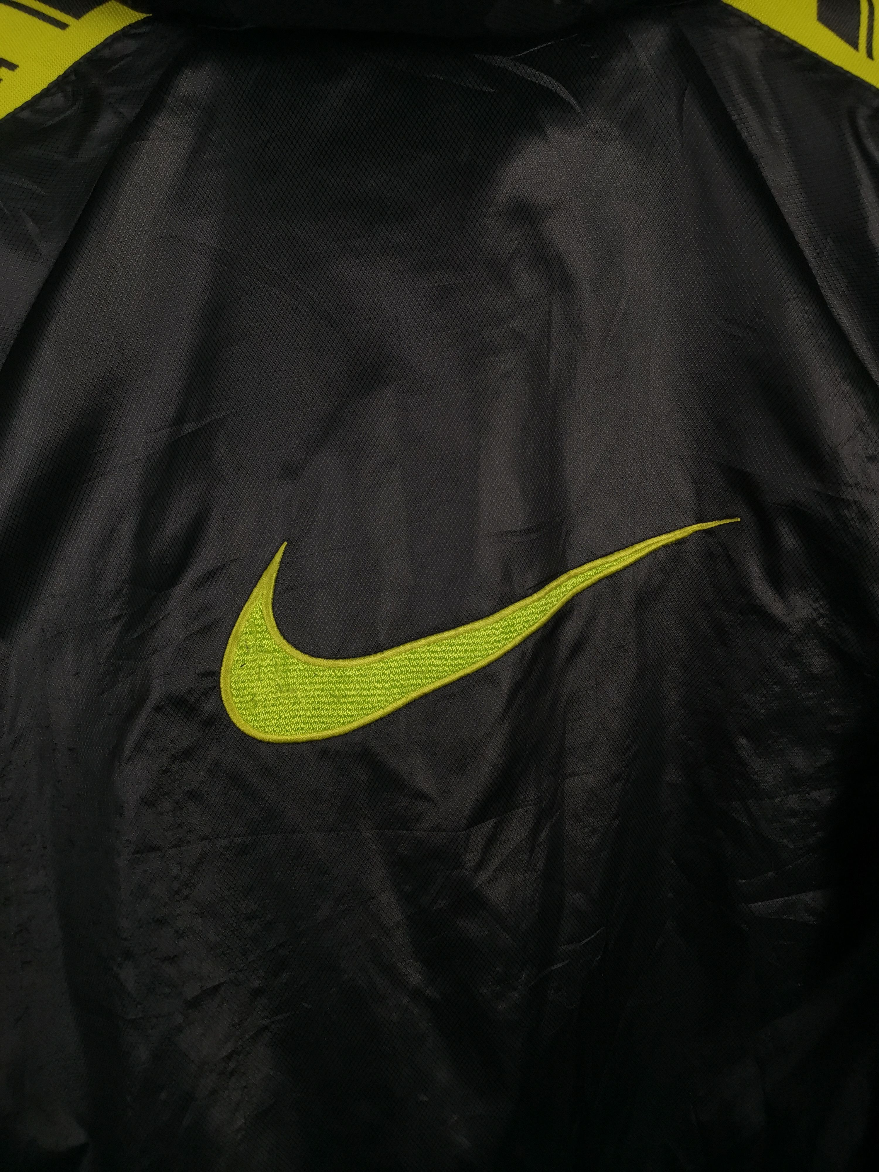 Nike × Vintage Vintage Nike Big Swoosh Long Jacket Size US S / EU 44-46 / 1 - 2 Thumbnail