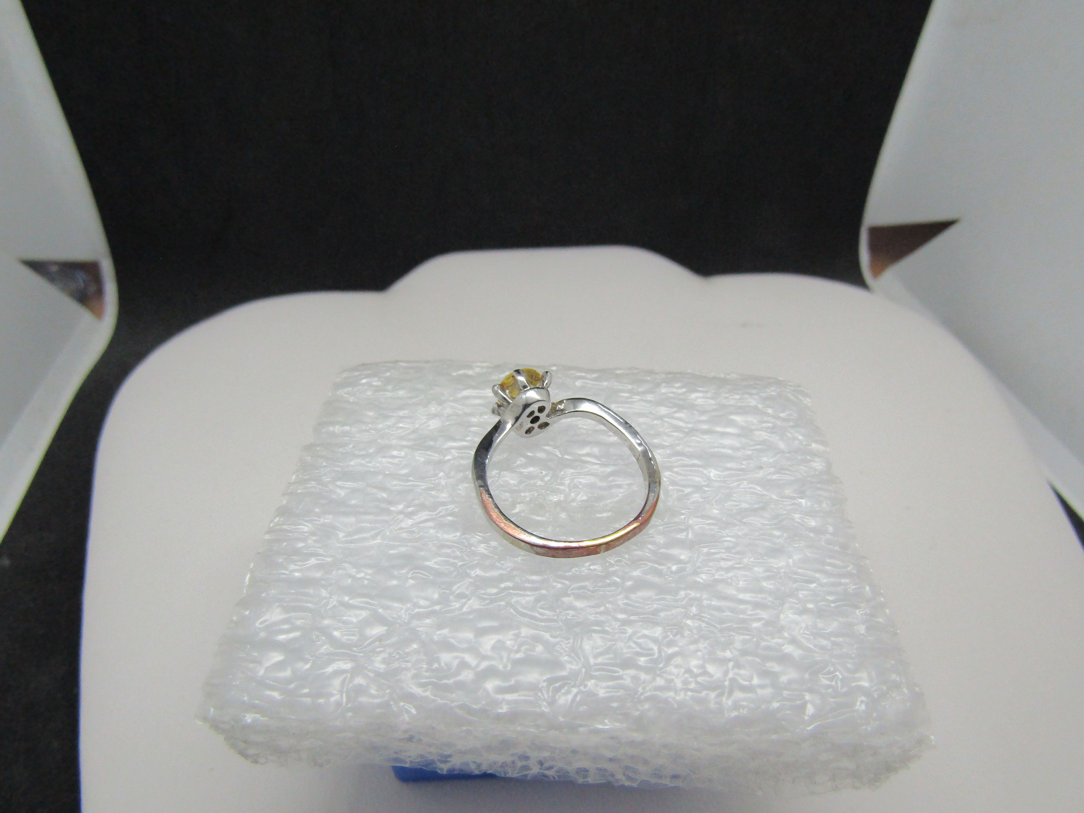 Handmade Yellow Cz Ring - Size 7 Size ONE SIZE - 3 Thumbnail
