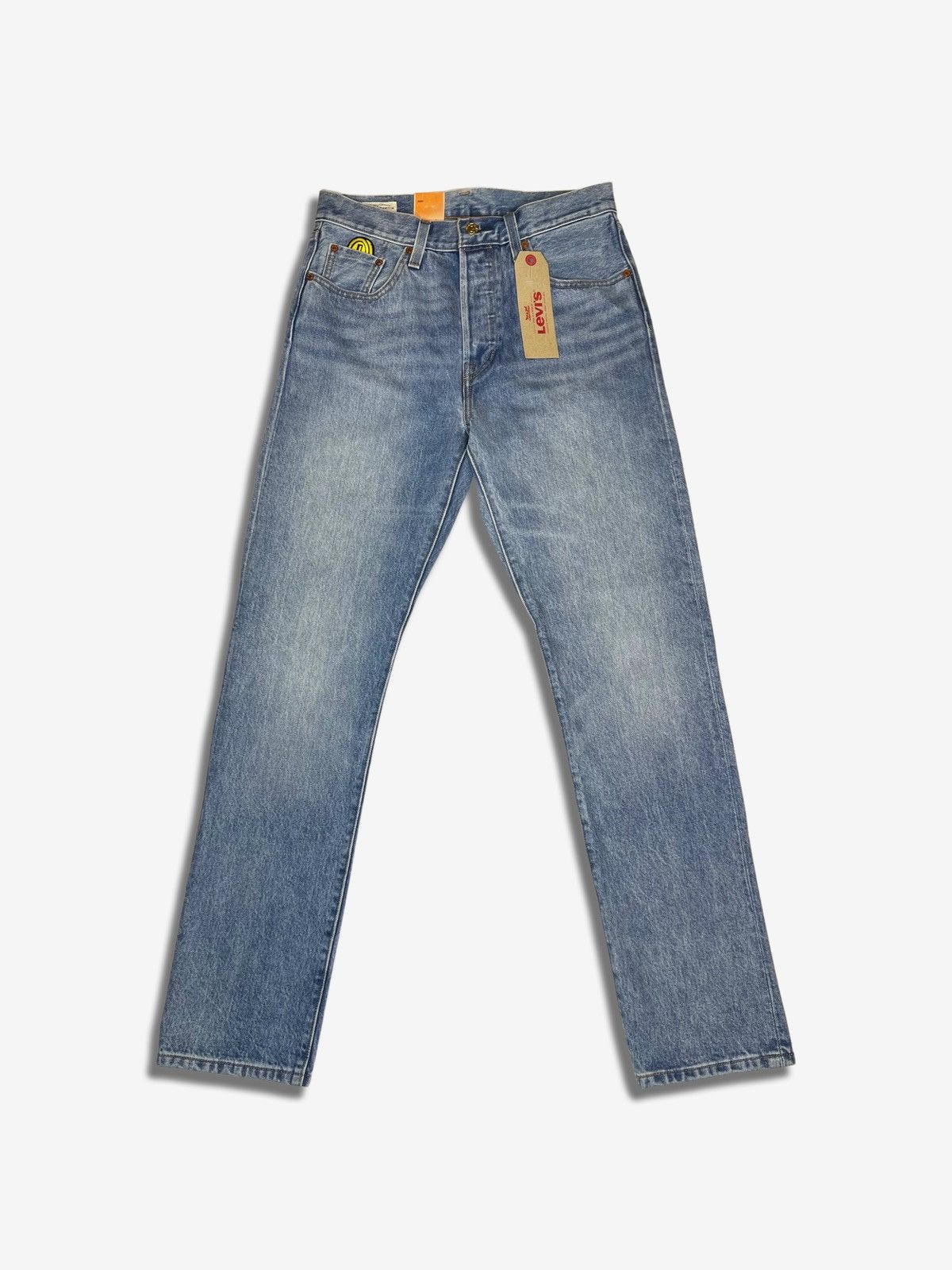 Levi’s x Super Mario 501 Crop Selvedge Game Over Jeans NWT