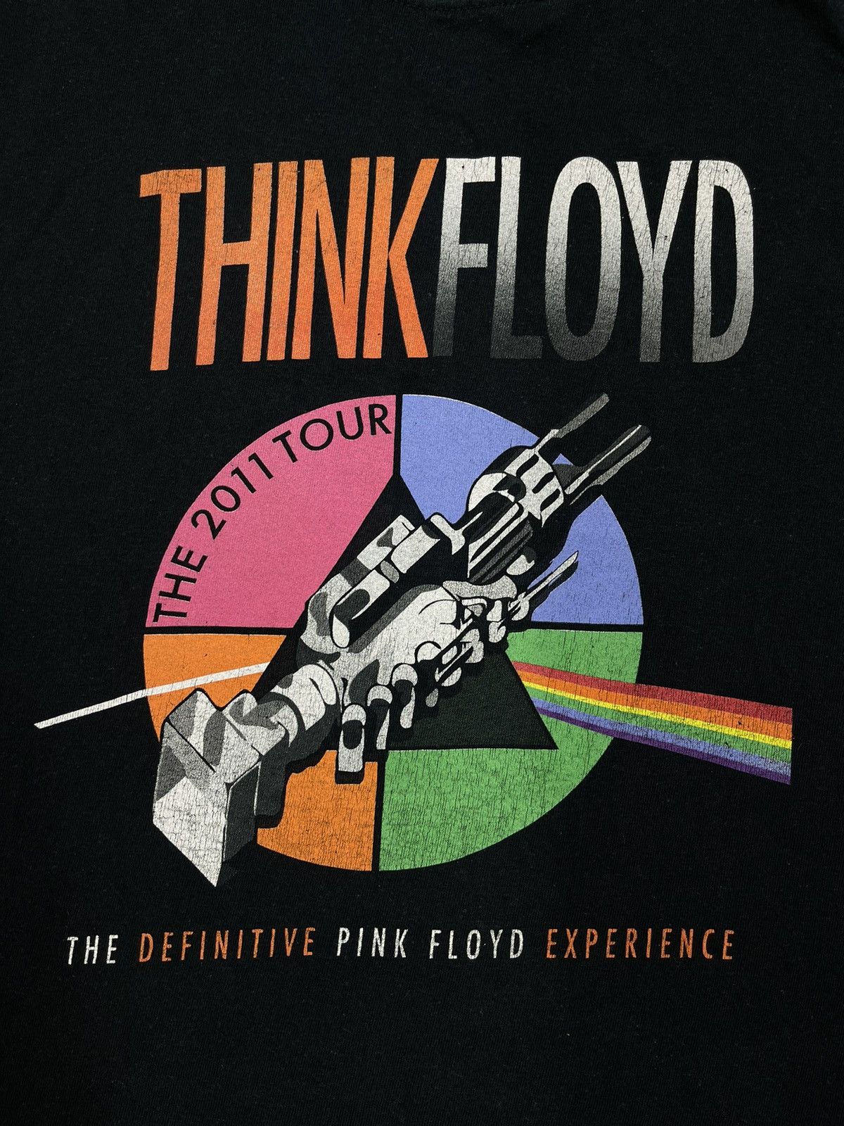 Band Tees × Pink Floyd Vintage Pink Floyd Tour 2011 Think Y2K Rock Size US M / EU 48-50 / 2 - 4 Thumbnail