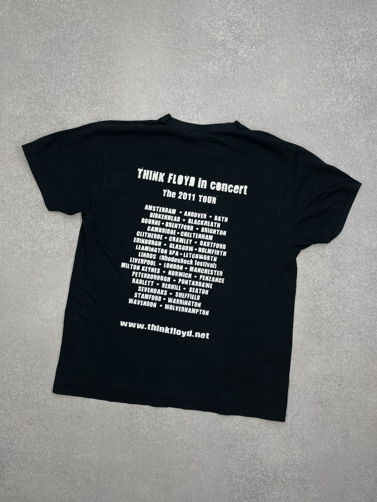 Band Tees × Pink Floyd Vintage Pink Floyd Tour 2011 Think Y2K Rock Size US M / EU 48-50 / 2 - 5 Thumbnail