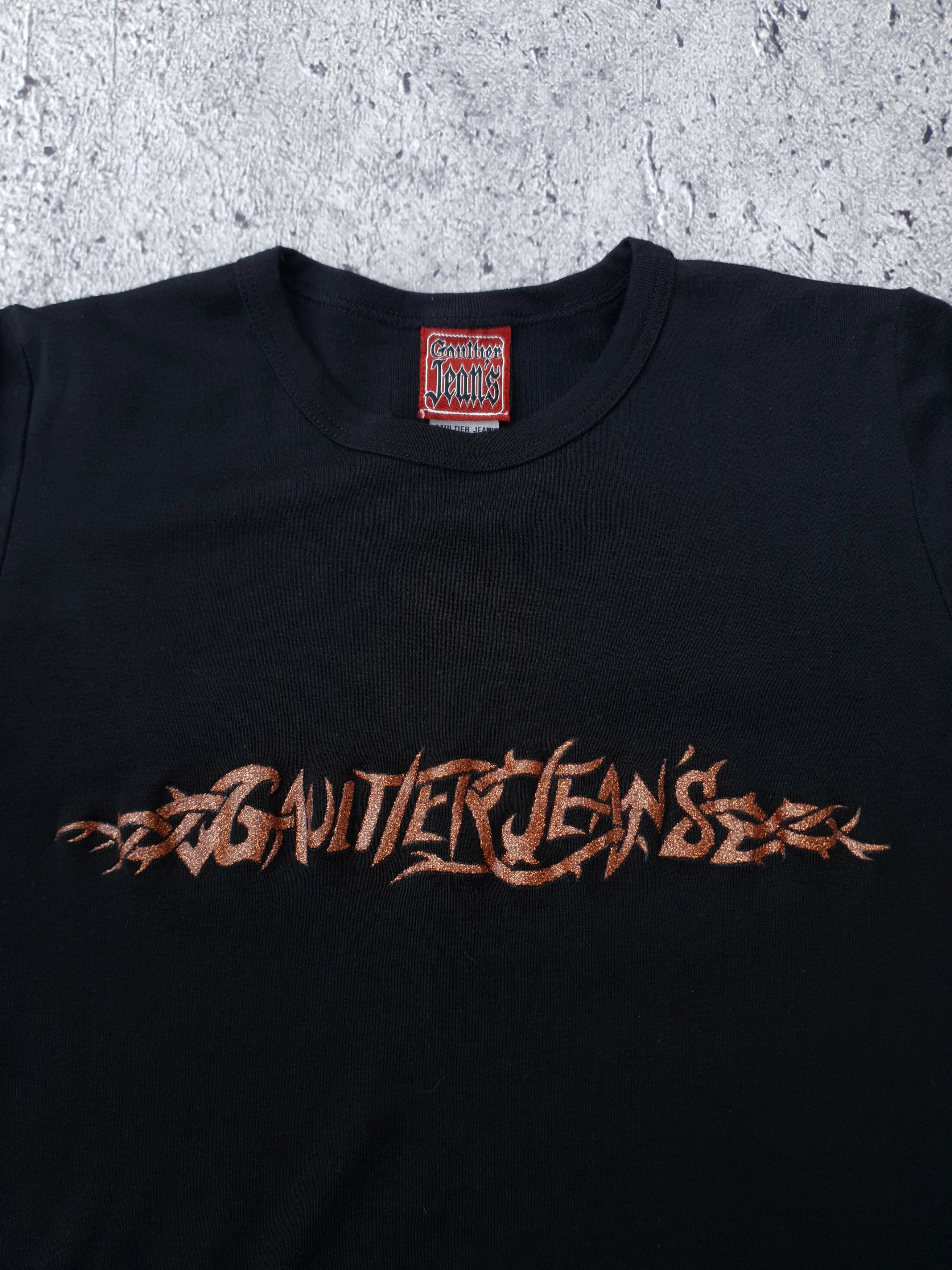 Jean Paul Gaultier Jean Paul Gaultier Jean's glitter logo top Size S / US 4 / IT 40 - 3 Thumbnail
