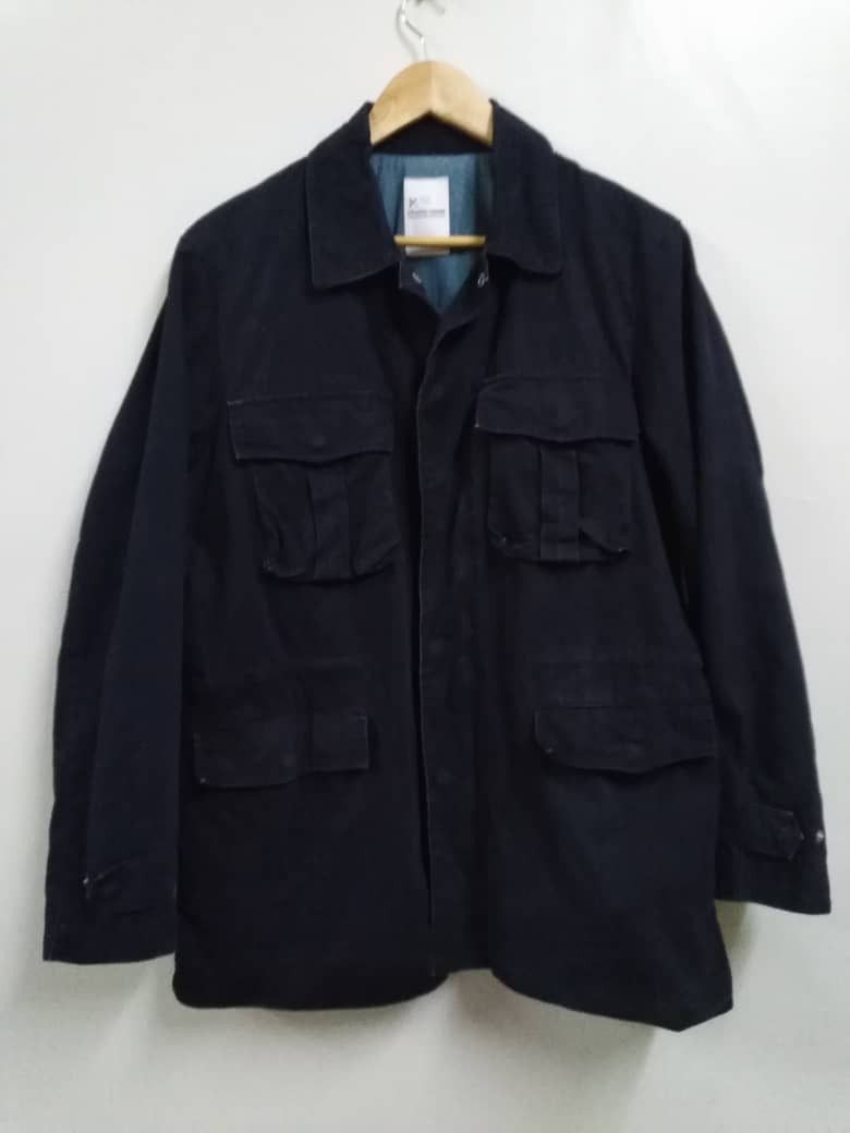 image of If Six Was Nine x In The Attic Avantgarde Made In Japan Studio Oribe Four Pocket Jacket in Black (S