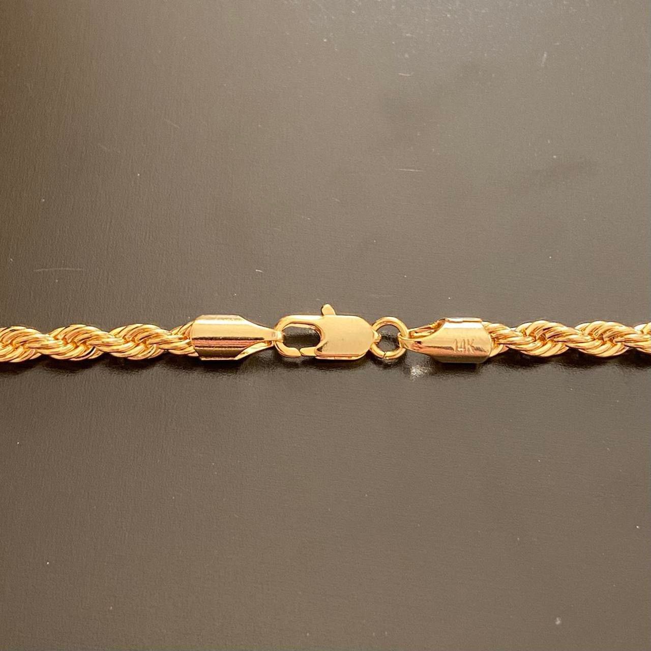 Other Gold Chain 14k Gold Rope Chain 24in 4mm Size ONE SIZE - 3 Thumbnail