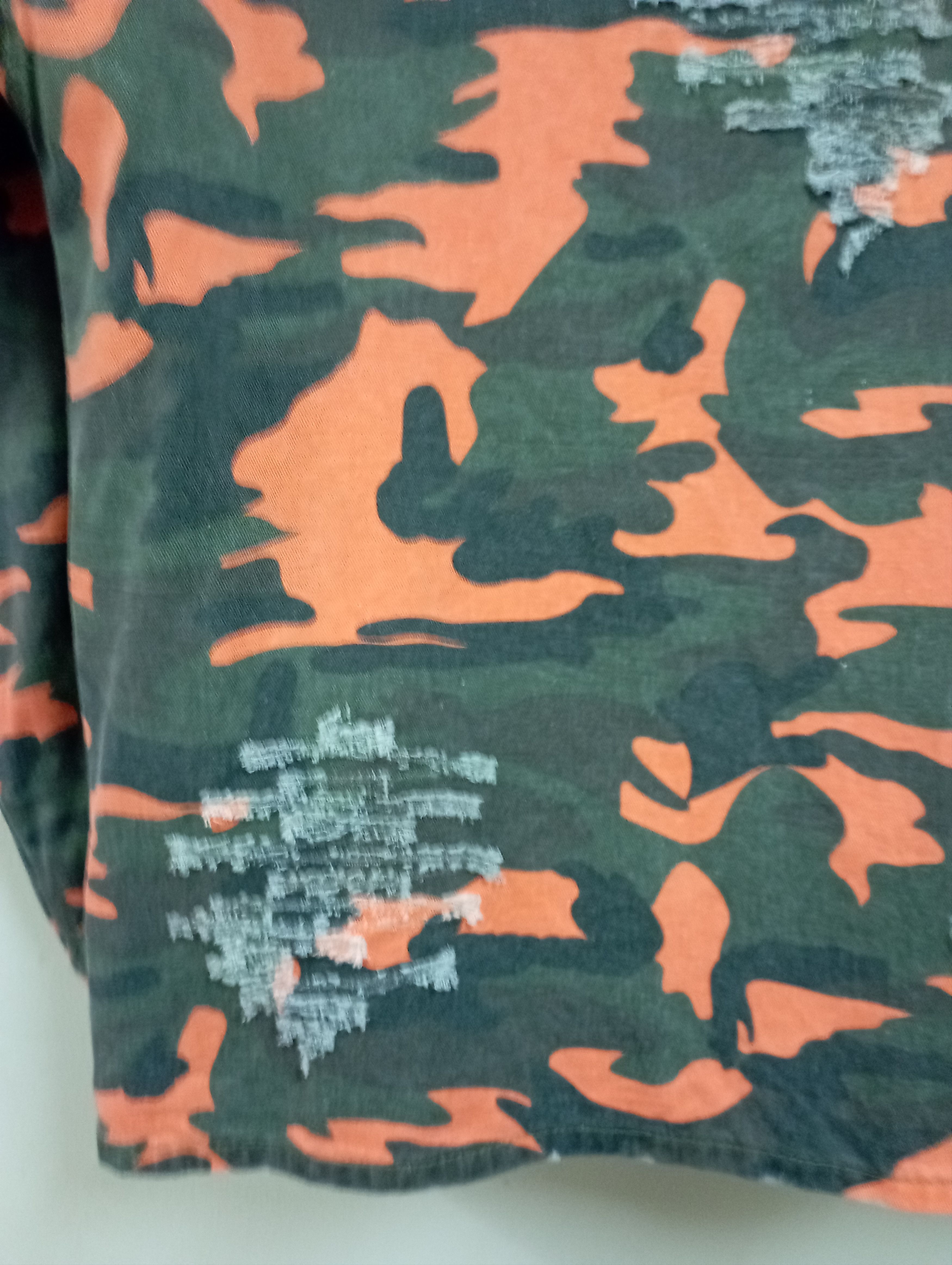 Vintage Vintage Army Four Pockets Orange Camo Parkas Size US L / EU 52-54 / 3 - 15 Thumbnail