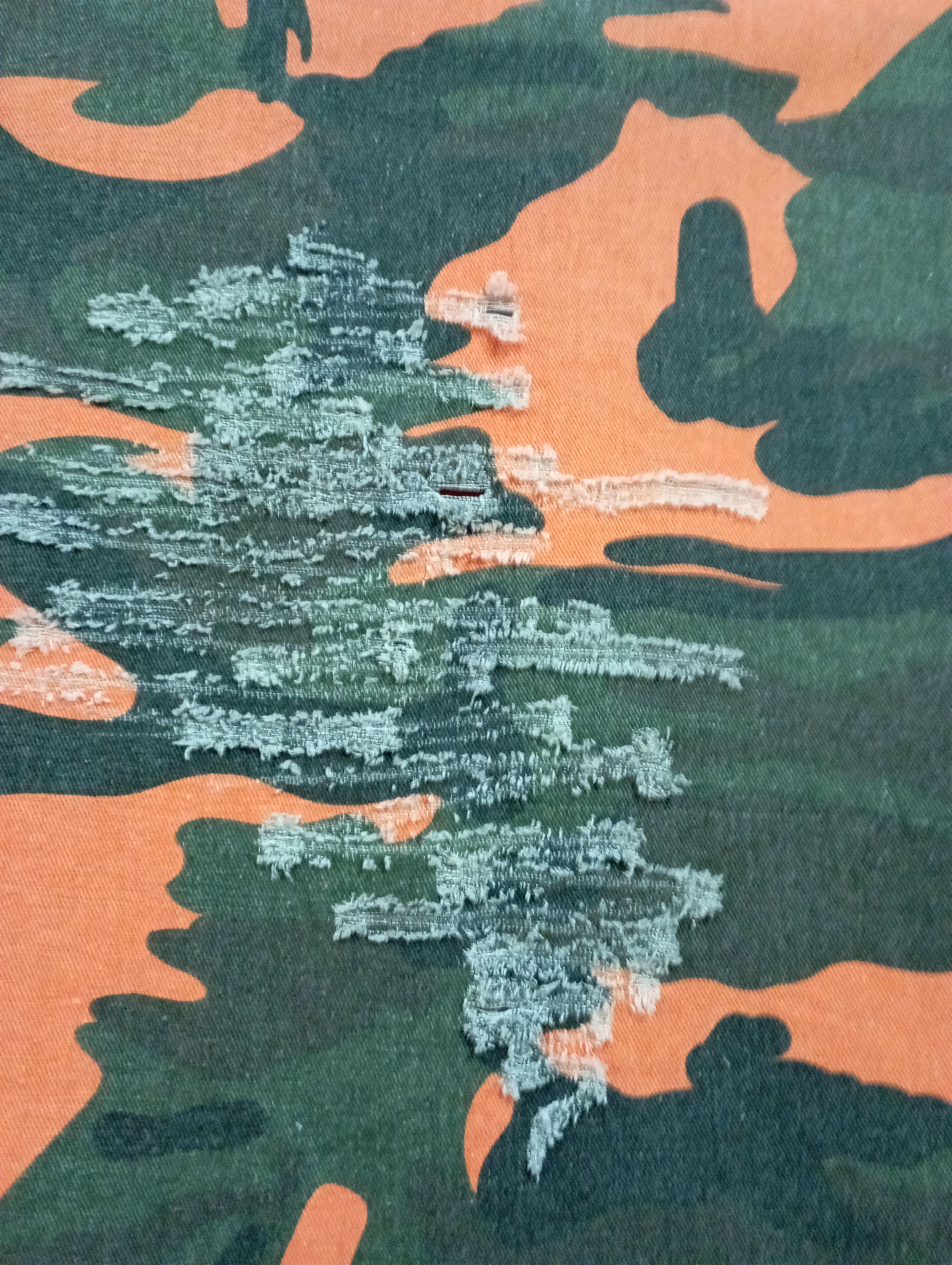 Vintage Vintage Army Four Pockets Orange Camo Parkas Size US L / EU 52-54 / 3 - 13 Thumbnail