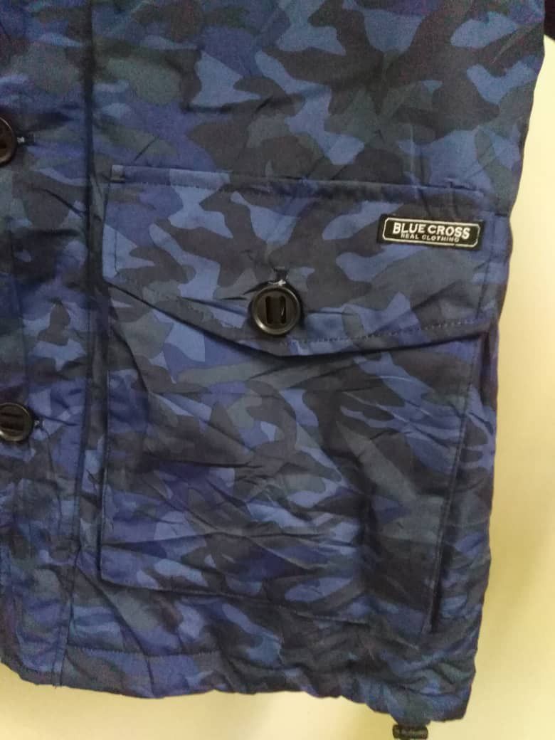 PPFM Vintage Parka Hooded Blue Camo Four Pocket Size US L / EU 52-54 / 3 - 7 Thumbnail