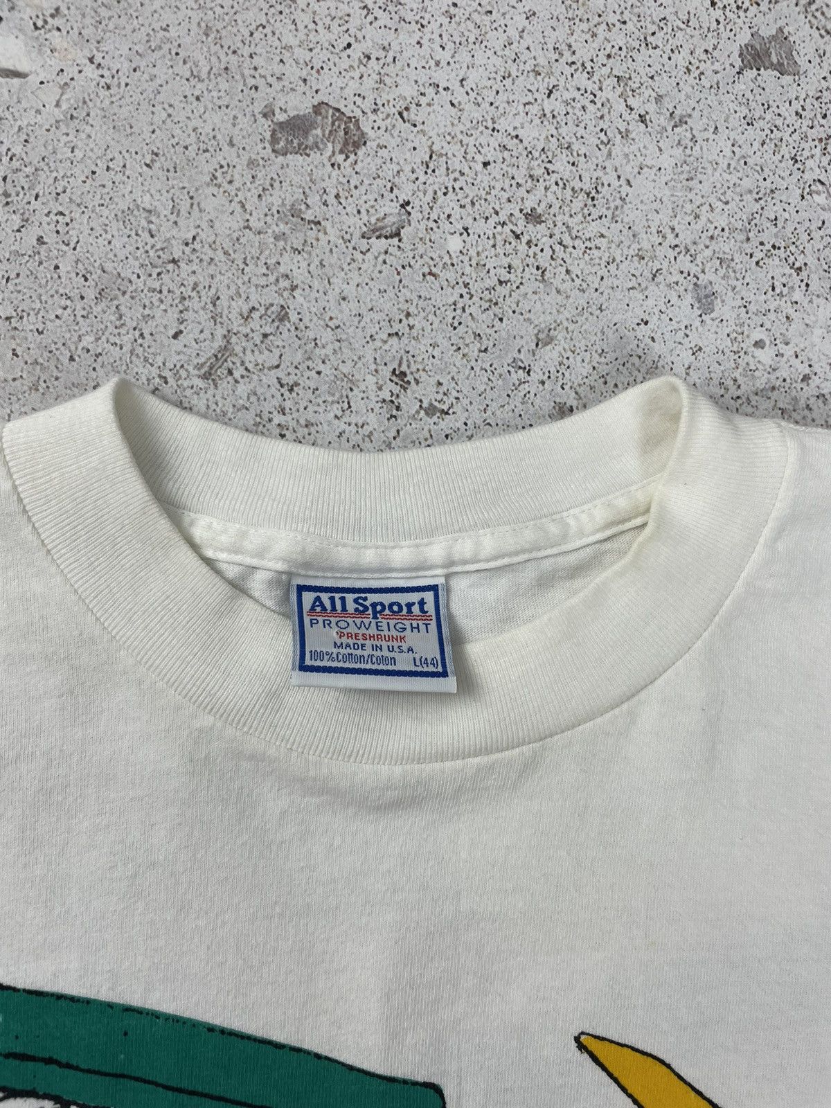 All Sport × Vintage Vintage 90’s All Sport Fly Full Print Plane Tee T-Shirt Size US L / EU 52-54 / 3 - 5 Thumbnail